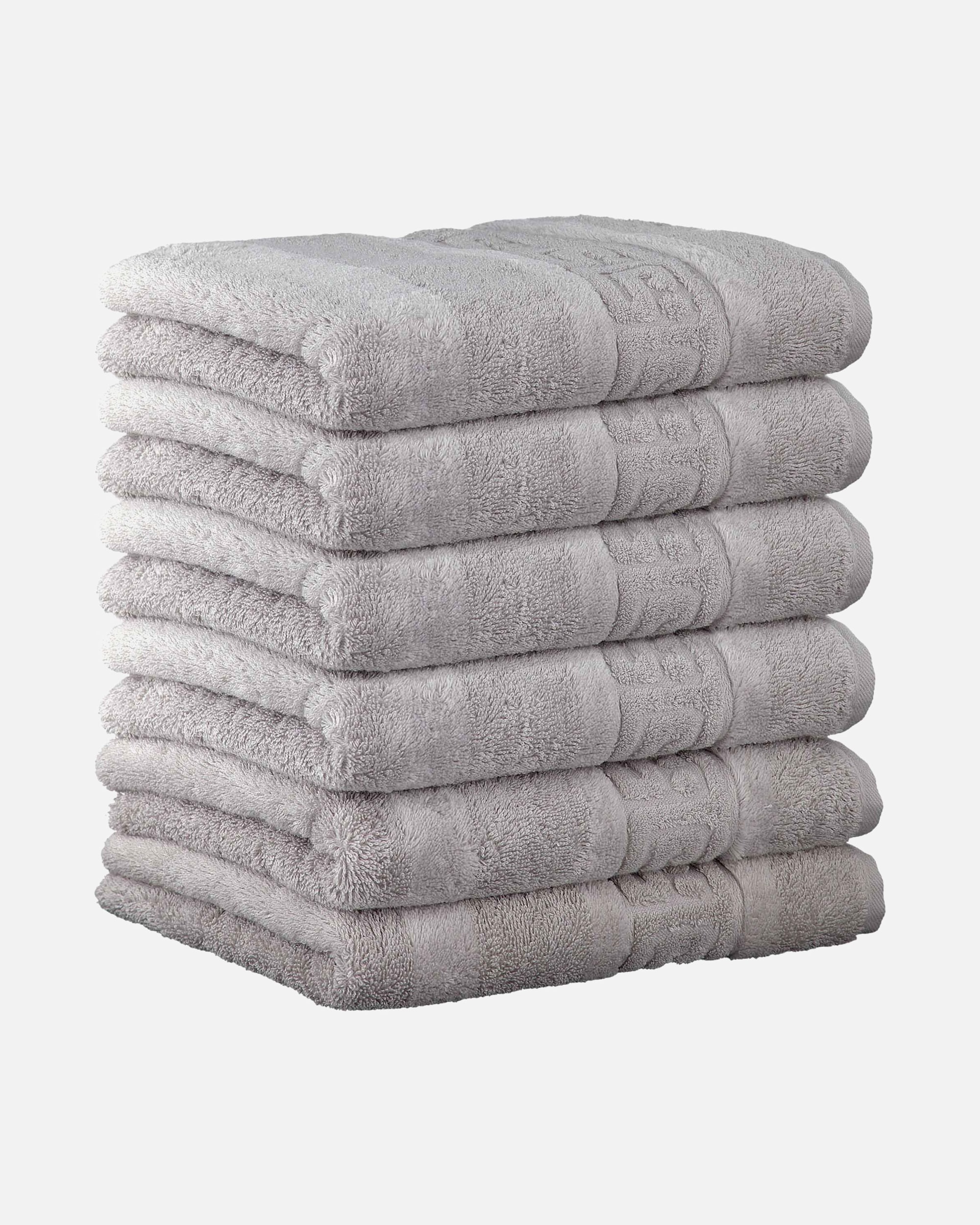 Handtuch für Unisex Cawö Gästetuch 6er Pack 'C Noblesse' Silber