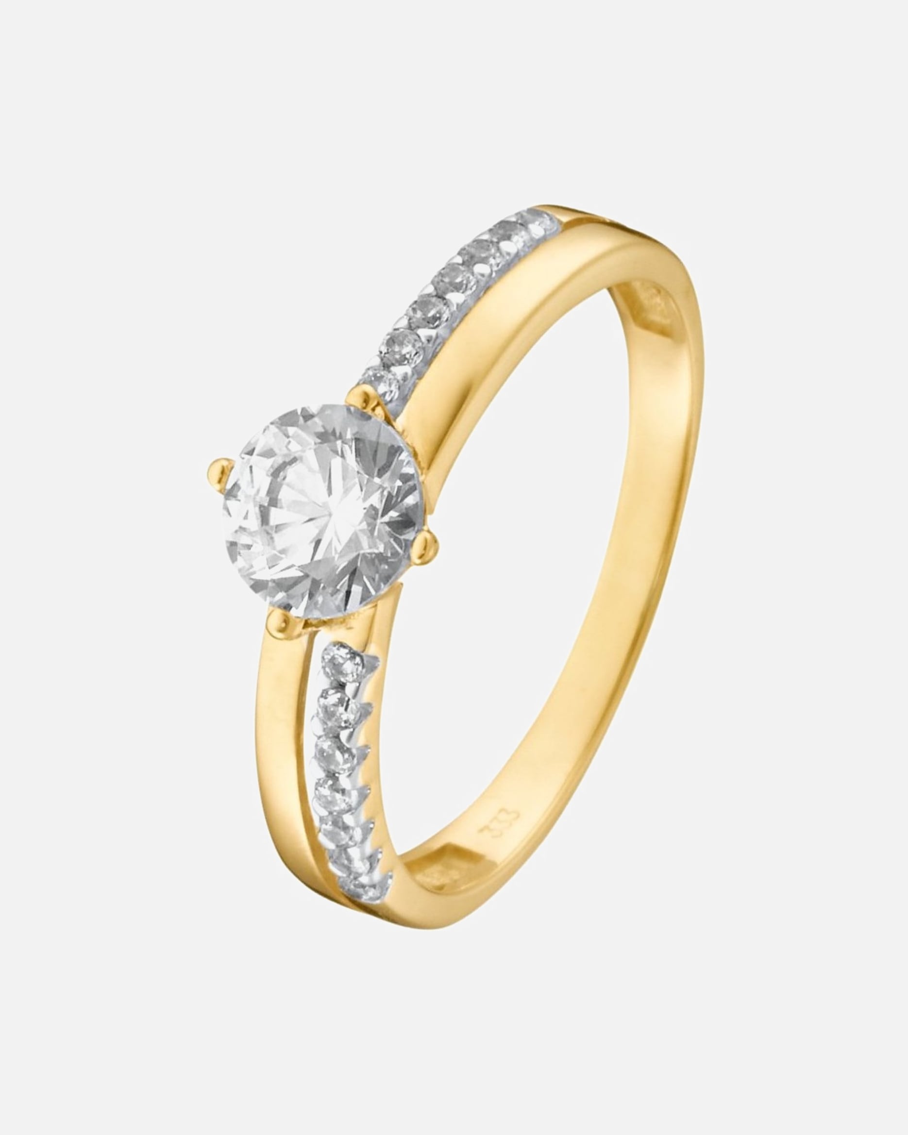 Ring für Weiblich CHRIST Damenring 375er Gelbgold 56