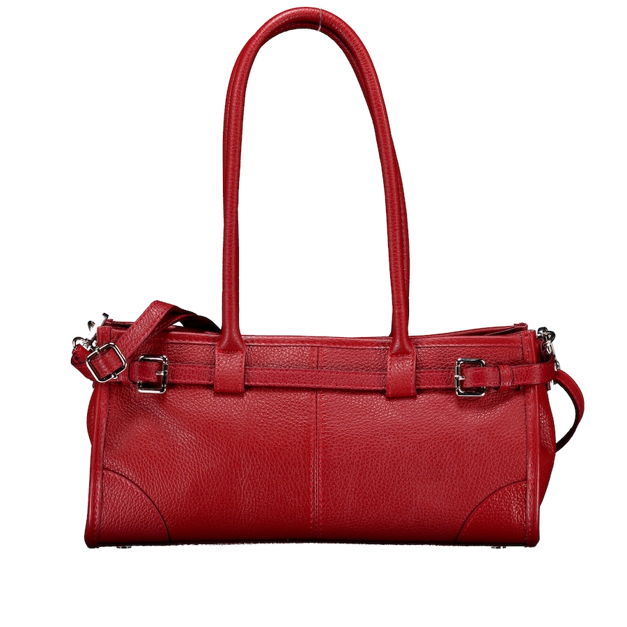 Hausfelder Manufaktur Shopper Dollaro Weinrot Damen