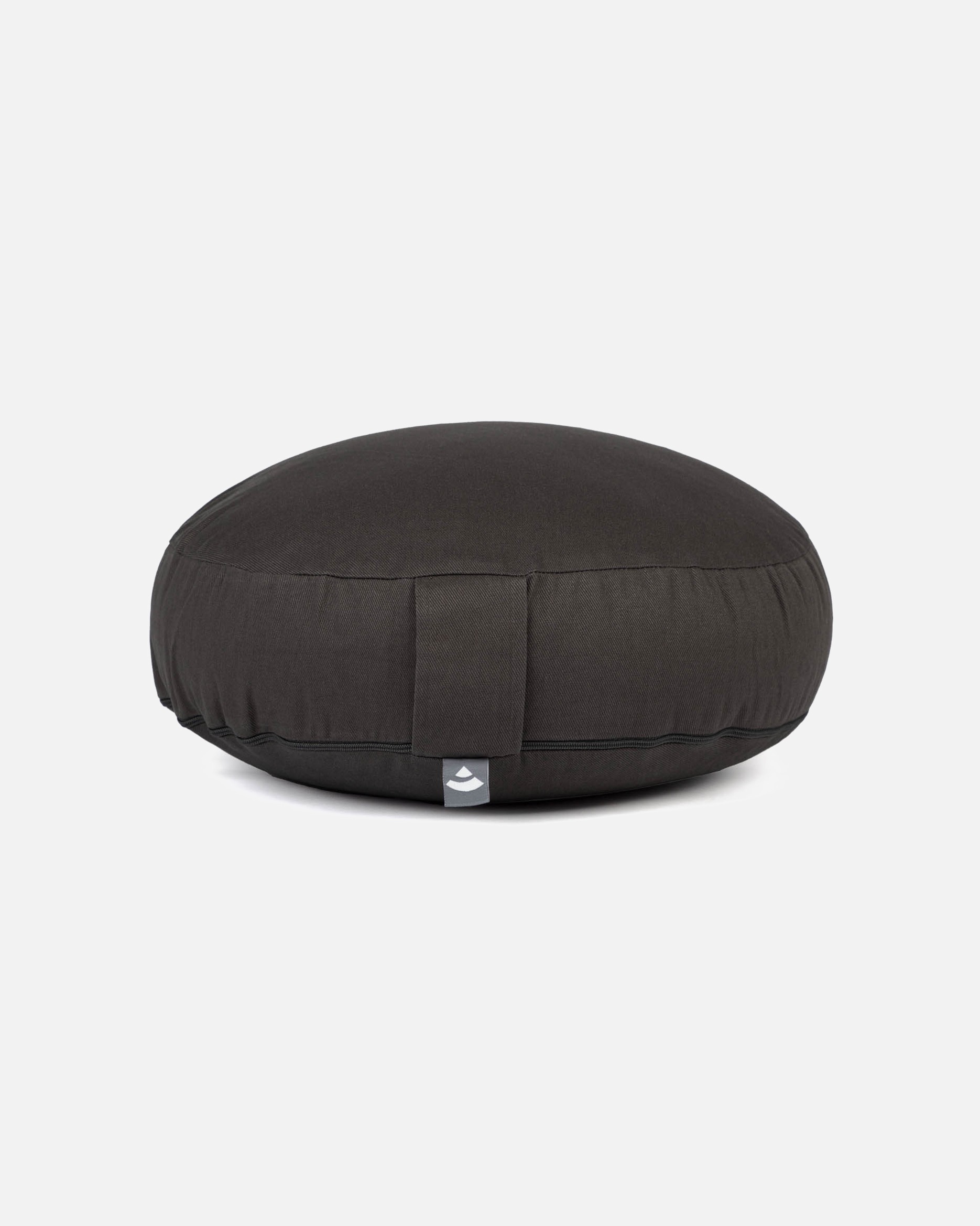 Yogazubehör für Unisex bodhi Meditationskissen RONDO ECO extra flach anthrazit