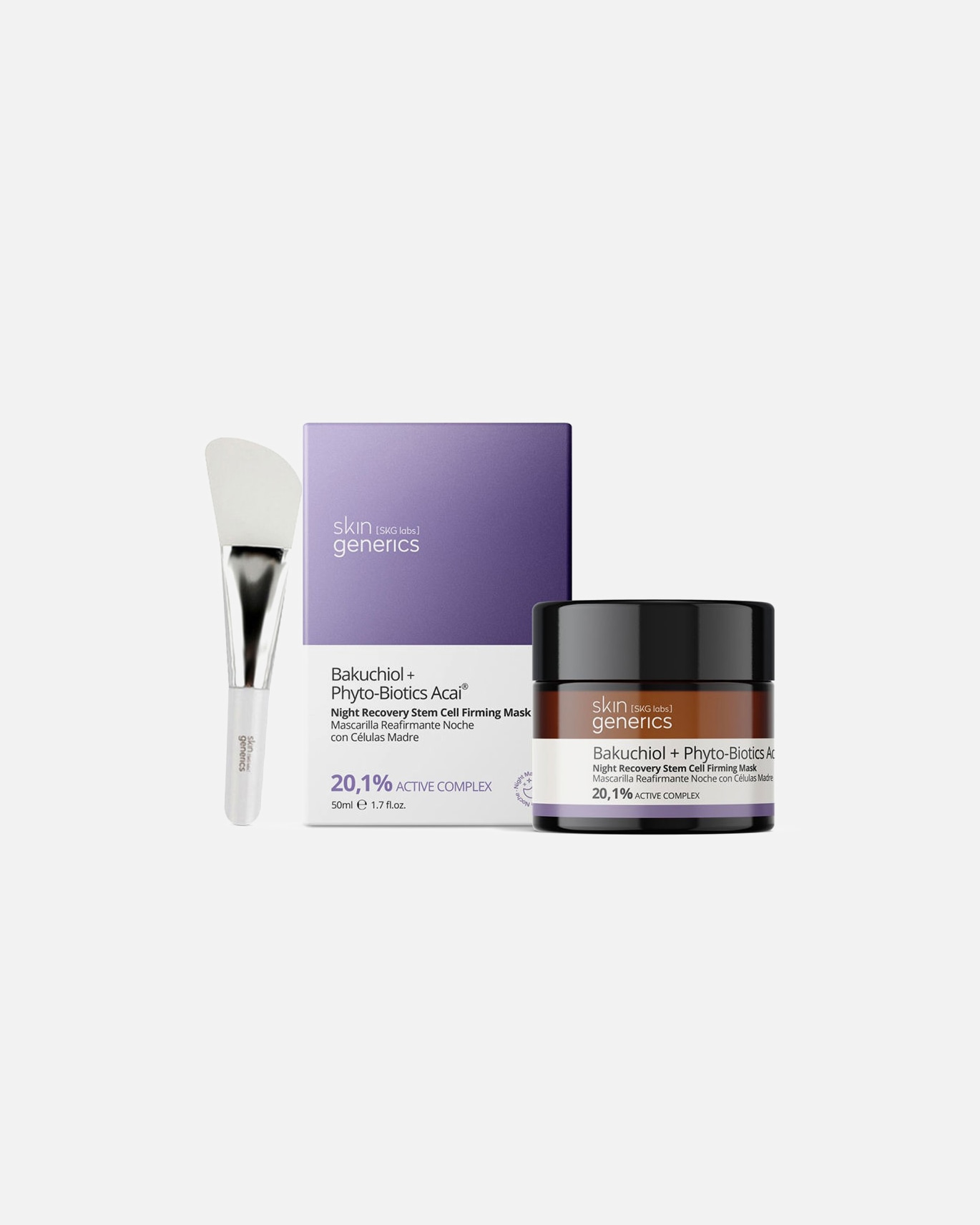 Anti-Aging Maske für Weiblich Skin Generics BAKUCHIOL+ PHYTO-BIOTICS ACAI straffende Nachtmaske 50 ml