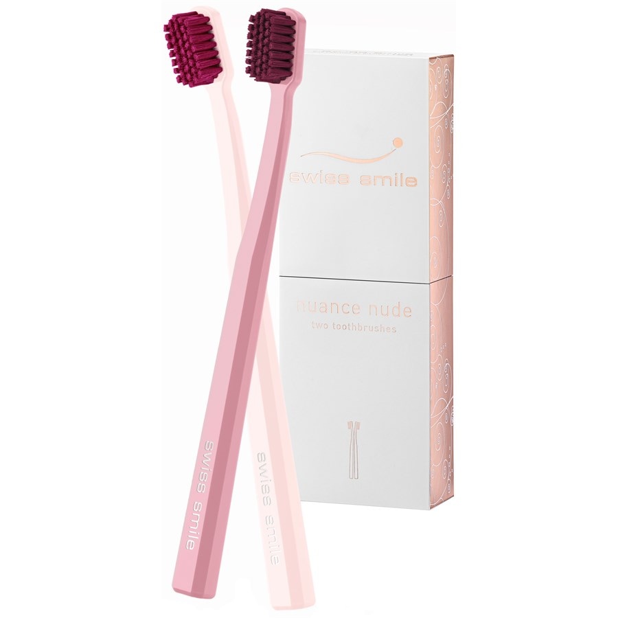Swiss Smile Geschenkset Nuance Nude Two Toothbrushes Kirschblüte & Porzellan