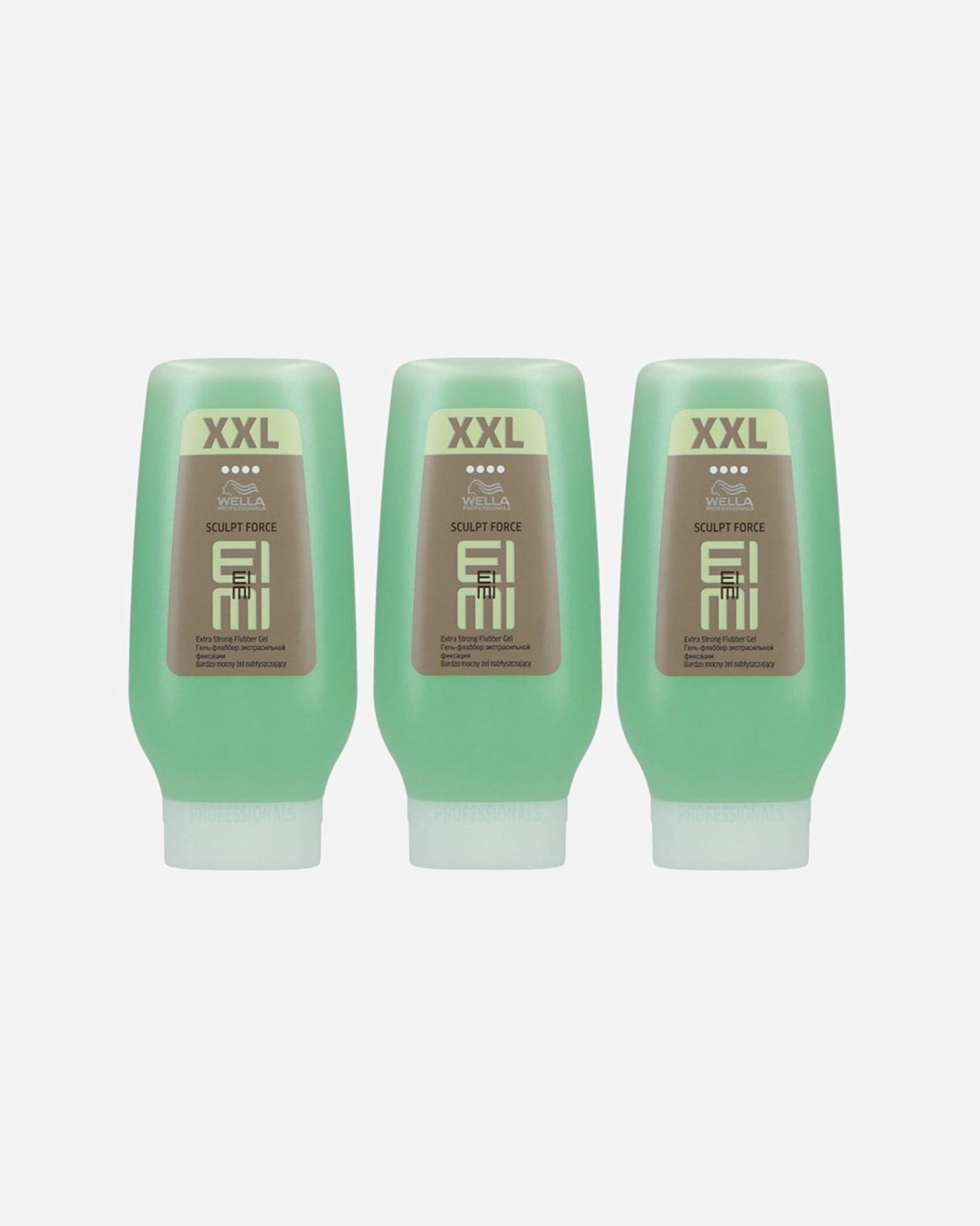 Haargel für Weiblich Wella Professionals Default Brand Line EIMI Sculpt Force Flubber Gel XXL 3er Set 1 Stück