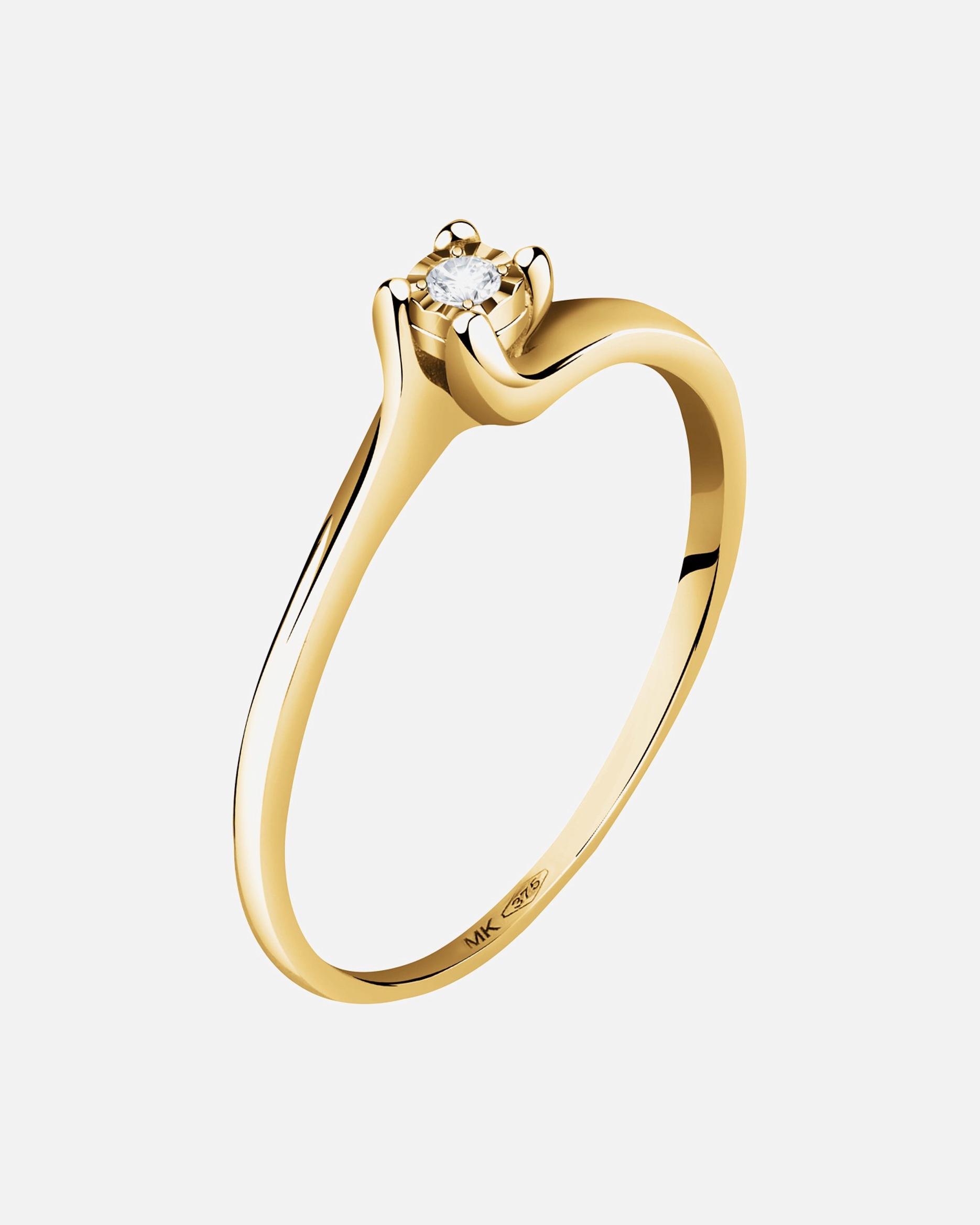 Ring für Weiblich CHRIST Damenring 375er Gelbgold 60