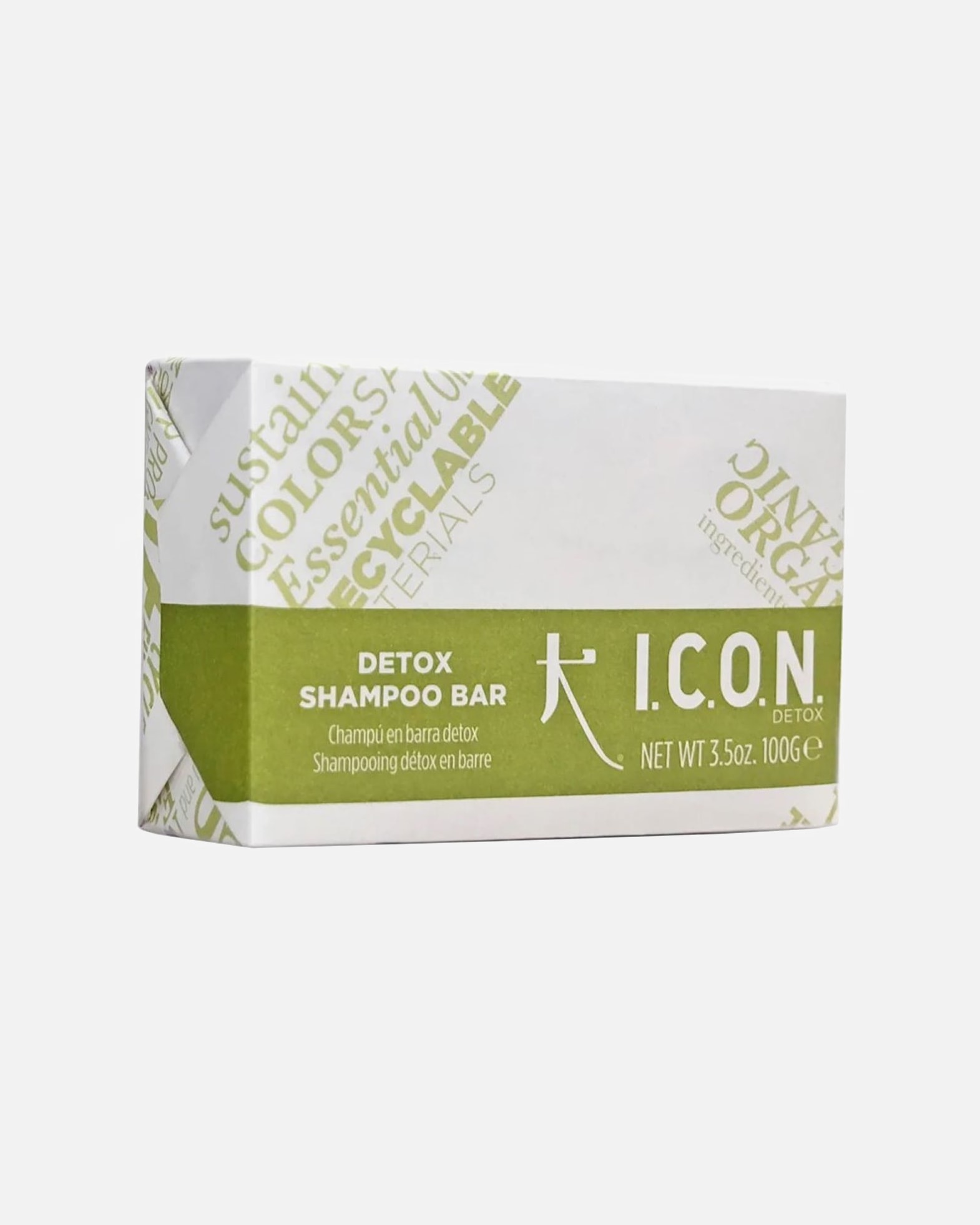 Shampoo für Weiblich ICON DETOX SHAMPOO BAR festes Shampoo 100g