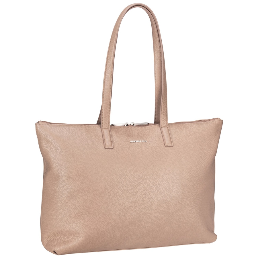 Mandarina Duck Shopper Mellow Leather PC FZT54 Warm Taupe Nude Damen