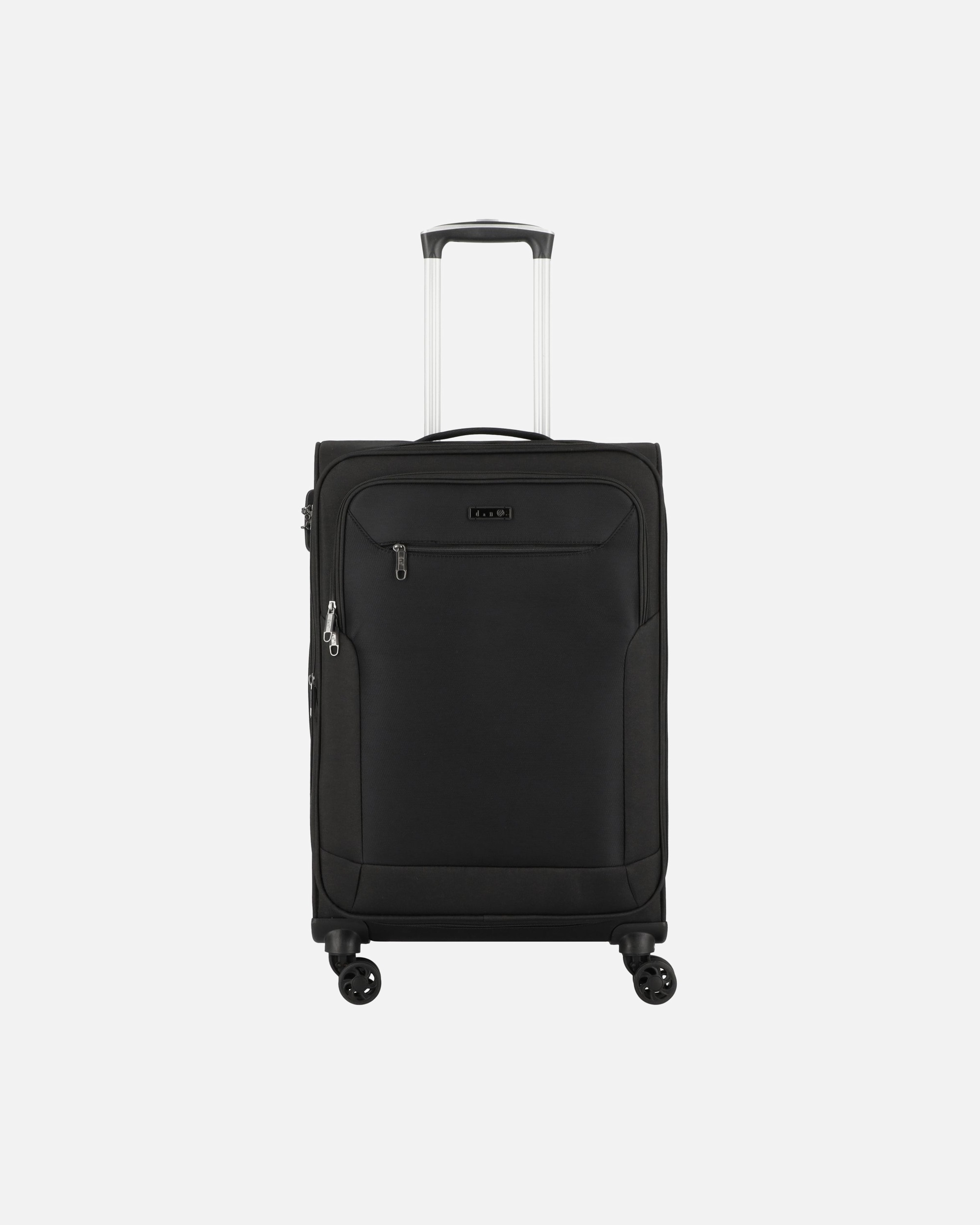 Trolley für Männlich d & n Travel Line 6864 4-Rollen Trolley 66 cm schwarz