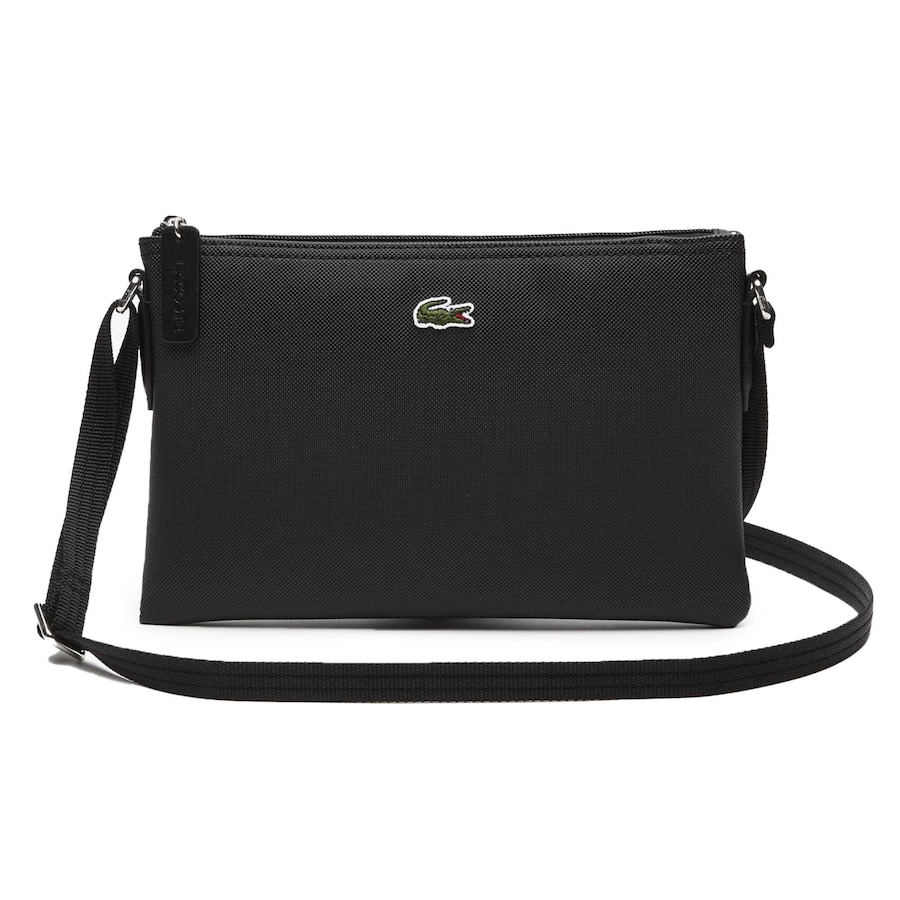 Lacoste Umhängetasche 'L1212 Core Essentials Crossover Bag' Schwarz Damen