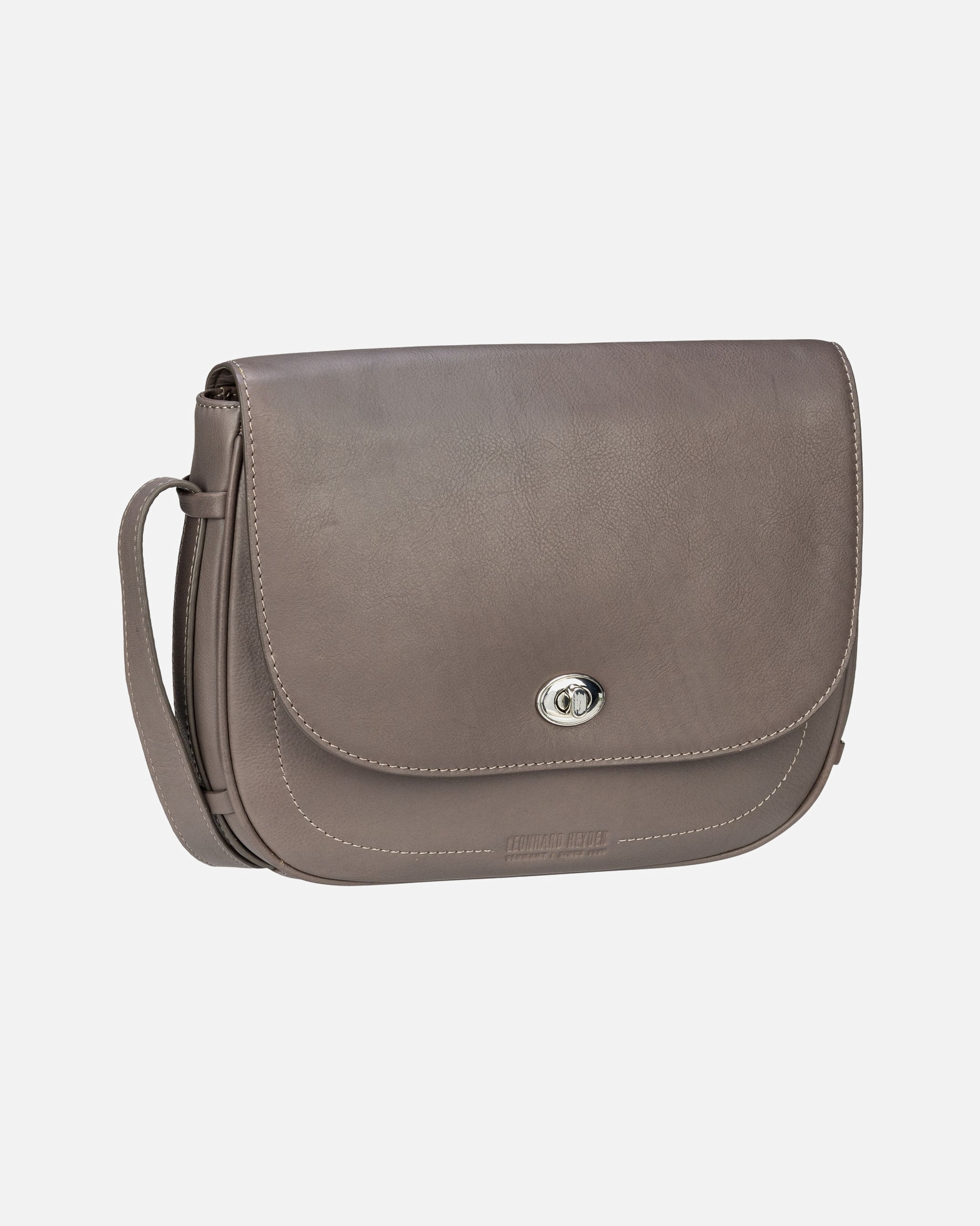 Umhängetasche für Weiblich Leonhard Heyden Saddle Bag Nizza 7414 Taupe