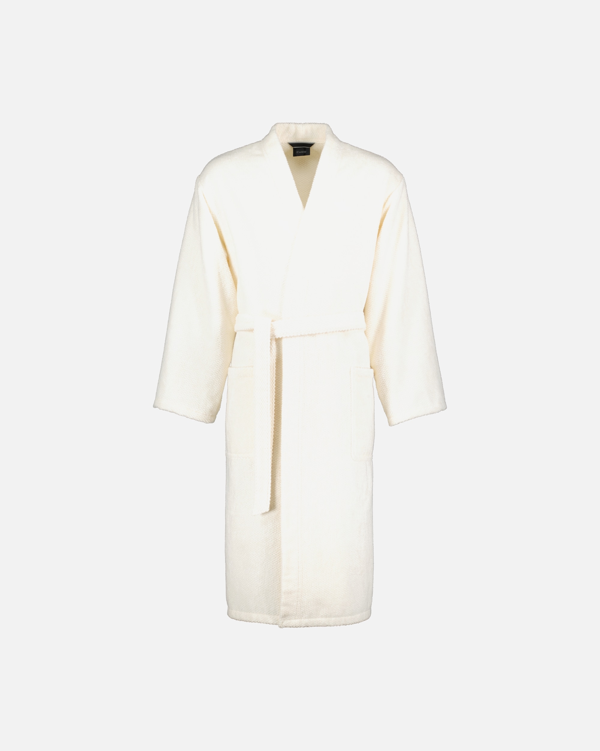 Bademantel für Männlich Cawö Cawö Bademäntel Herren Kimono Pure 5622 natur - 356 XL