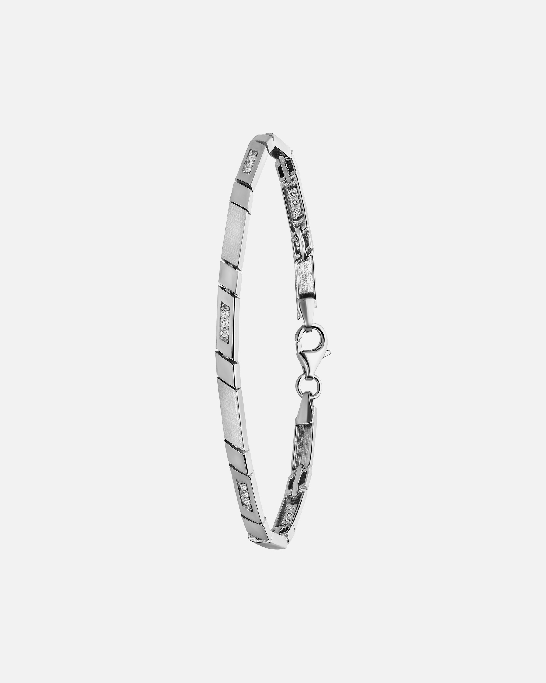 Armband für Weiblich Lucardi Armband 925 Silber silbern 19.0mm