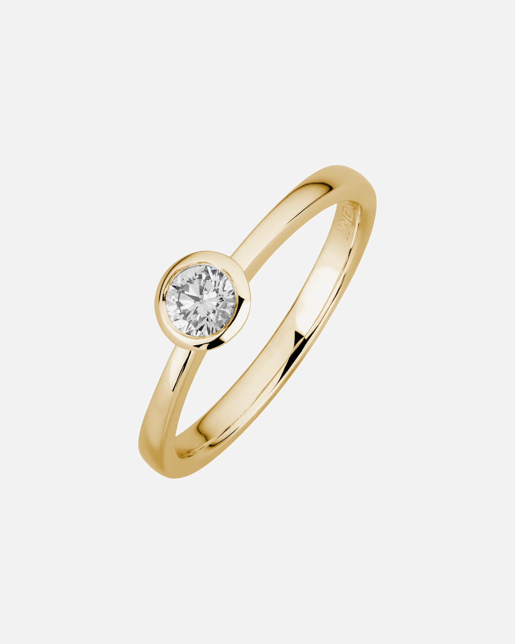 Ring für Weiblich Lyomi Default Brand Line Ring 585/- Gold Diamant Lab Grown weiß 0,25ct. 060 (19,1)