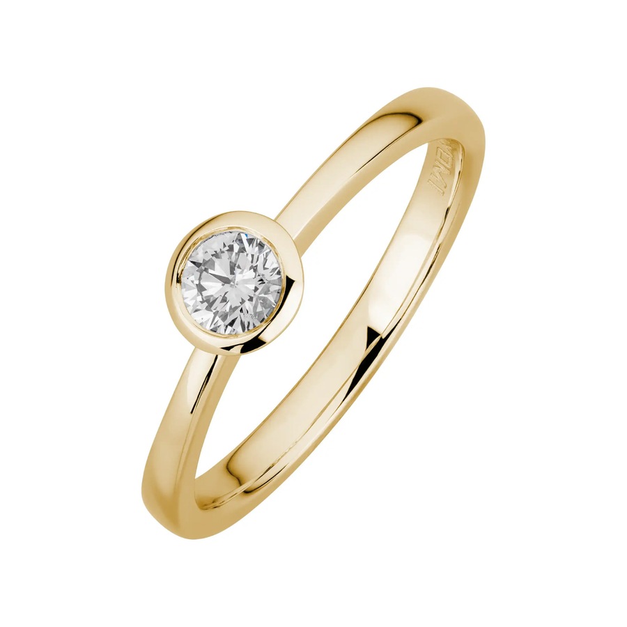 Lyomi Ring 585/- Gold Diamant Lab Grown weiß 0,25ct. 058 (18,5) Damen
