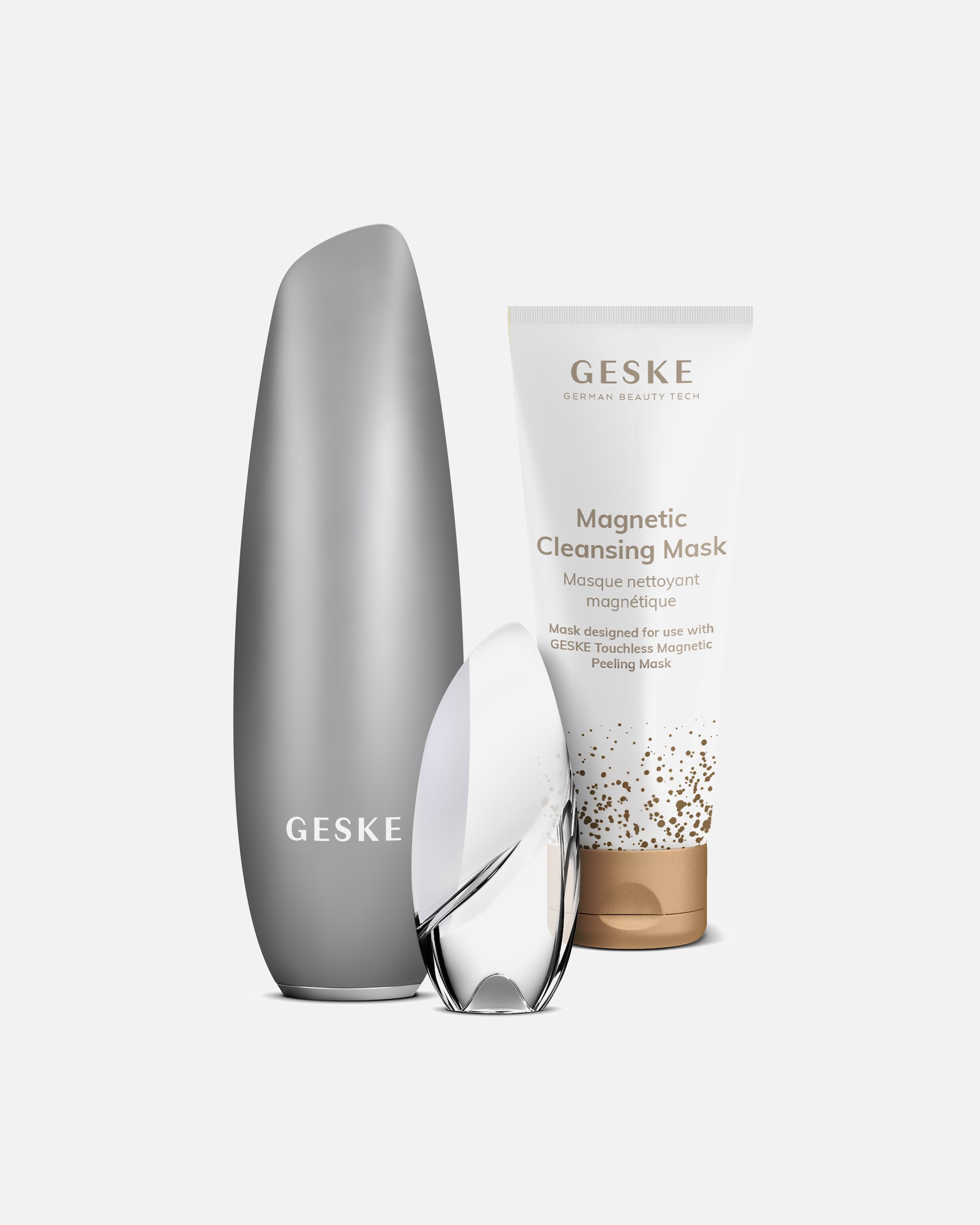 Reinigungsinstrument für Unisex GESKE Touchless Magnetic Peeling Mask 5in1 + 1x Magnetic Cleansing Mask White
