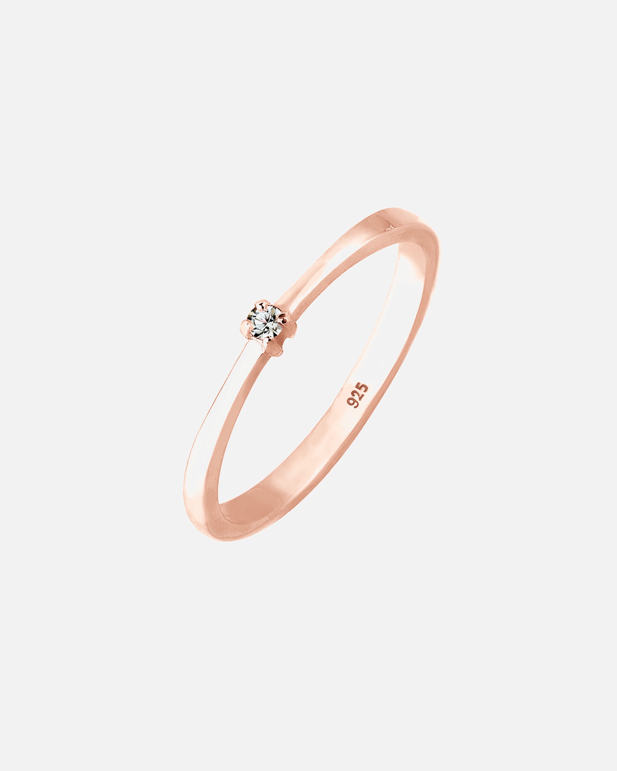 Ring für Weiblich Elli Solitär 925 Silber, mit Kristallen von Swarovski® 56