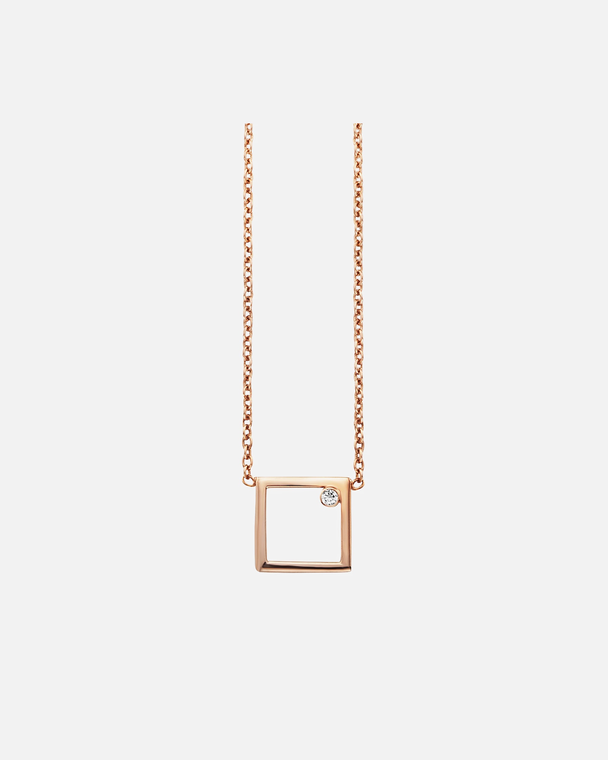 Kette für Weiblich caï Collier 925/- Sterling Silber Zirkonia weiß 39+4cm