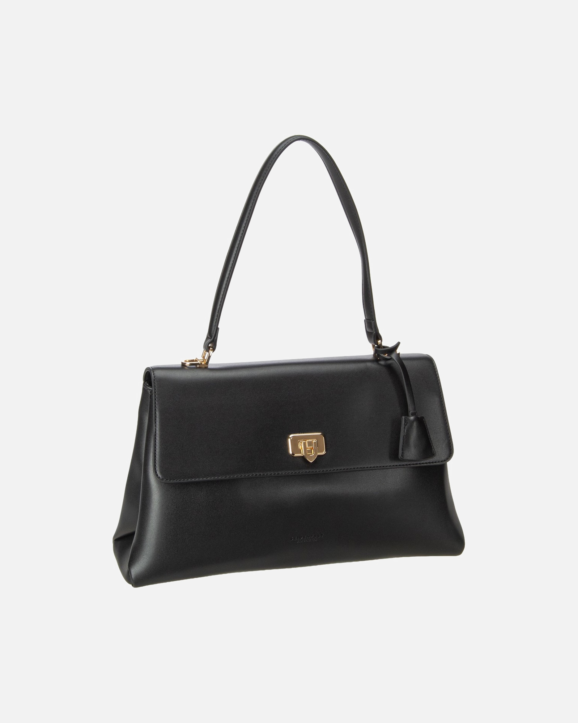 Handtasche für Unisex Seidenfelt Handtasche Lilla Edet Office Black