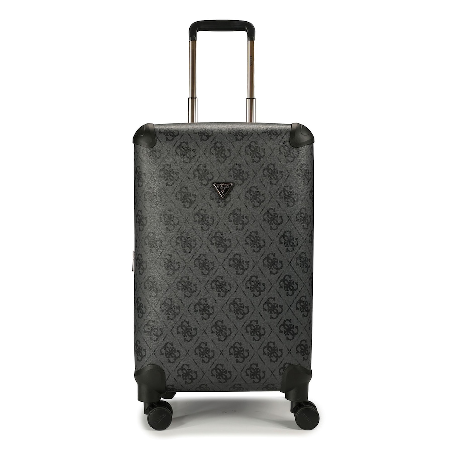 Guess Berta 4 Rollen Trolley 63 cm mit Dehnfalte coal logo Grau Herren