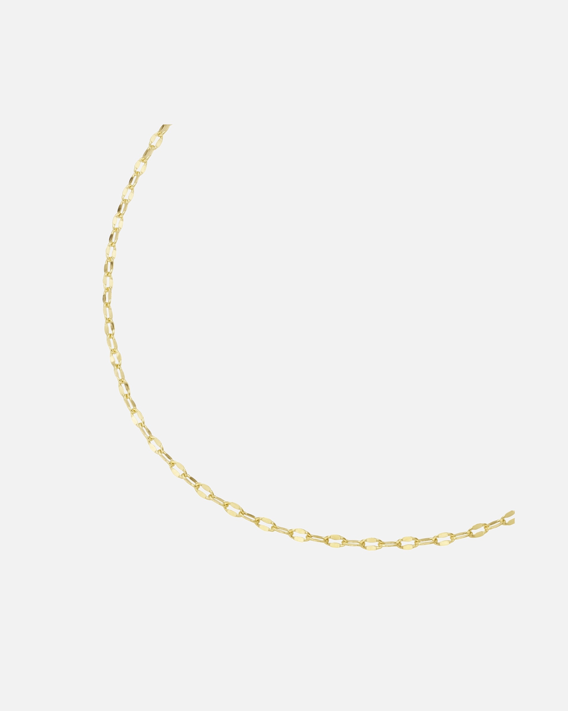 Halskette für Weiblich Luigi Merano Kette fantasieförmig mit diamantierten Gliedern, Gold 375 50 cm