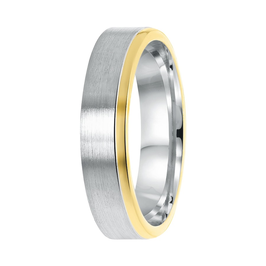 Lucardi Ringe 'Salamanca' 925 Silber - silbern-goldfarbig 64mm Herren