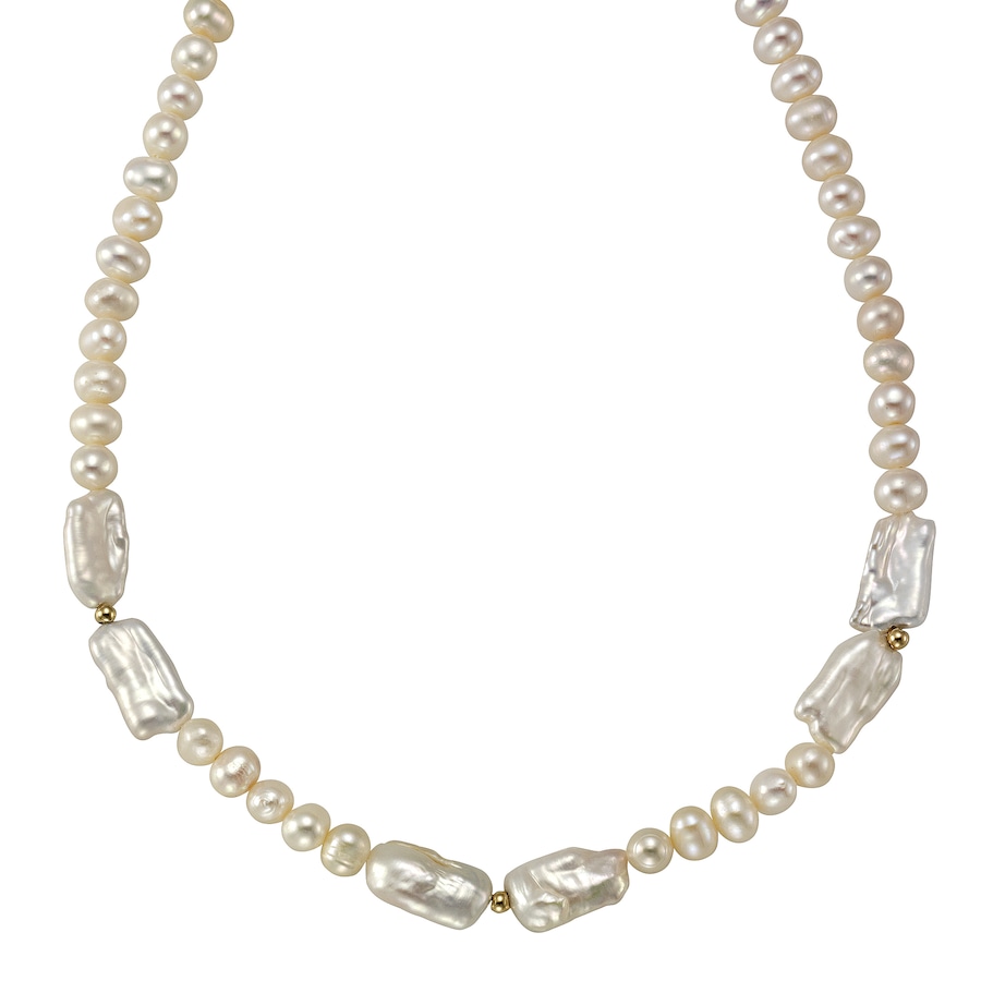 Fascination by Ellen K. Halskette 585/- Gold weiß 45cm Damen