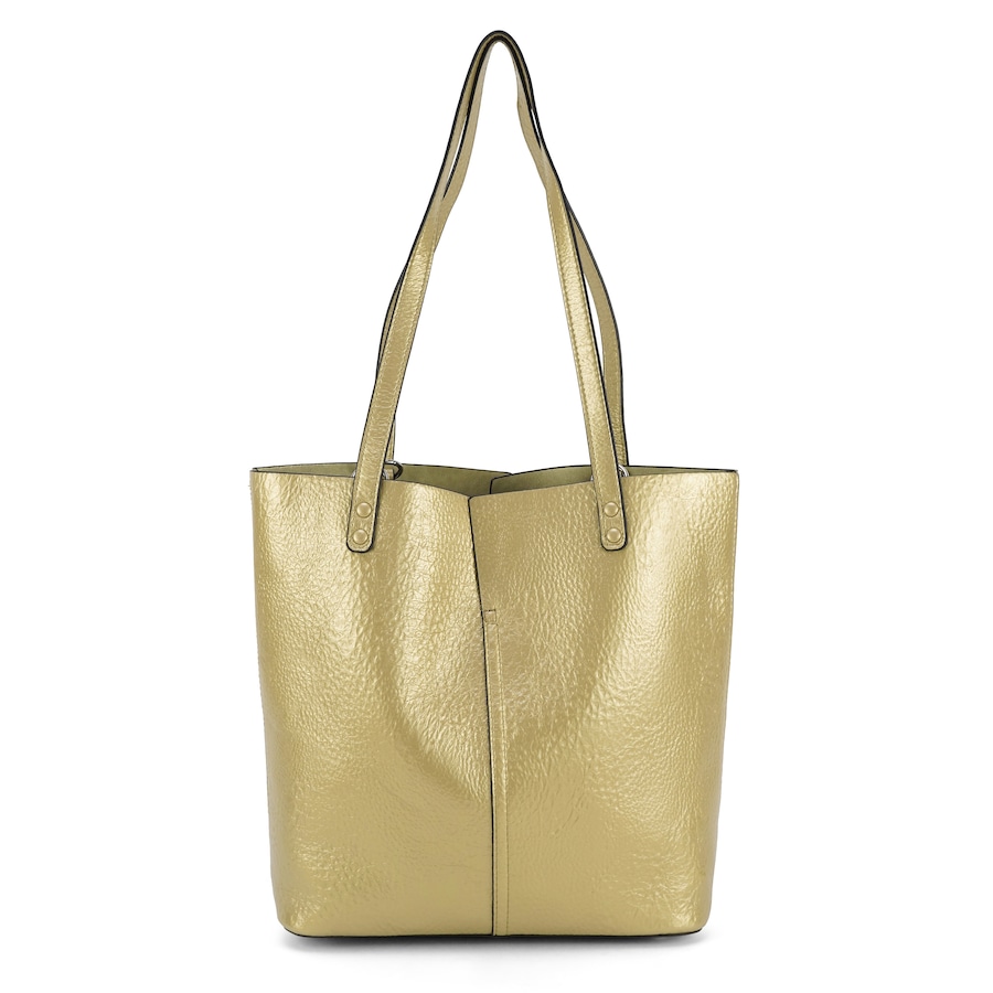 HARPA Shopper CASSIDY in Lackoptik inklusive Kosmetiktasche gold