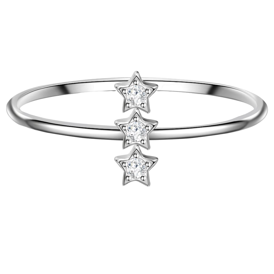 Glanzstücke München Ring Sterne Sterling Silber Zirkonia in 52 Damen
