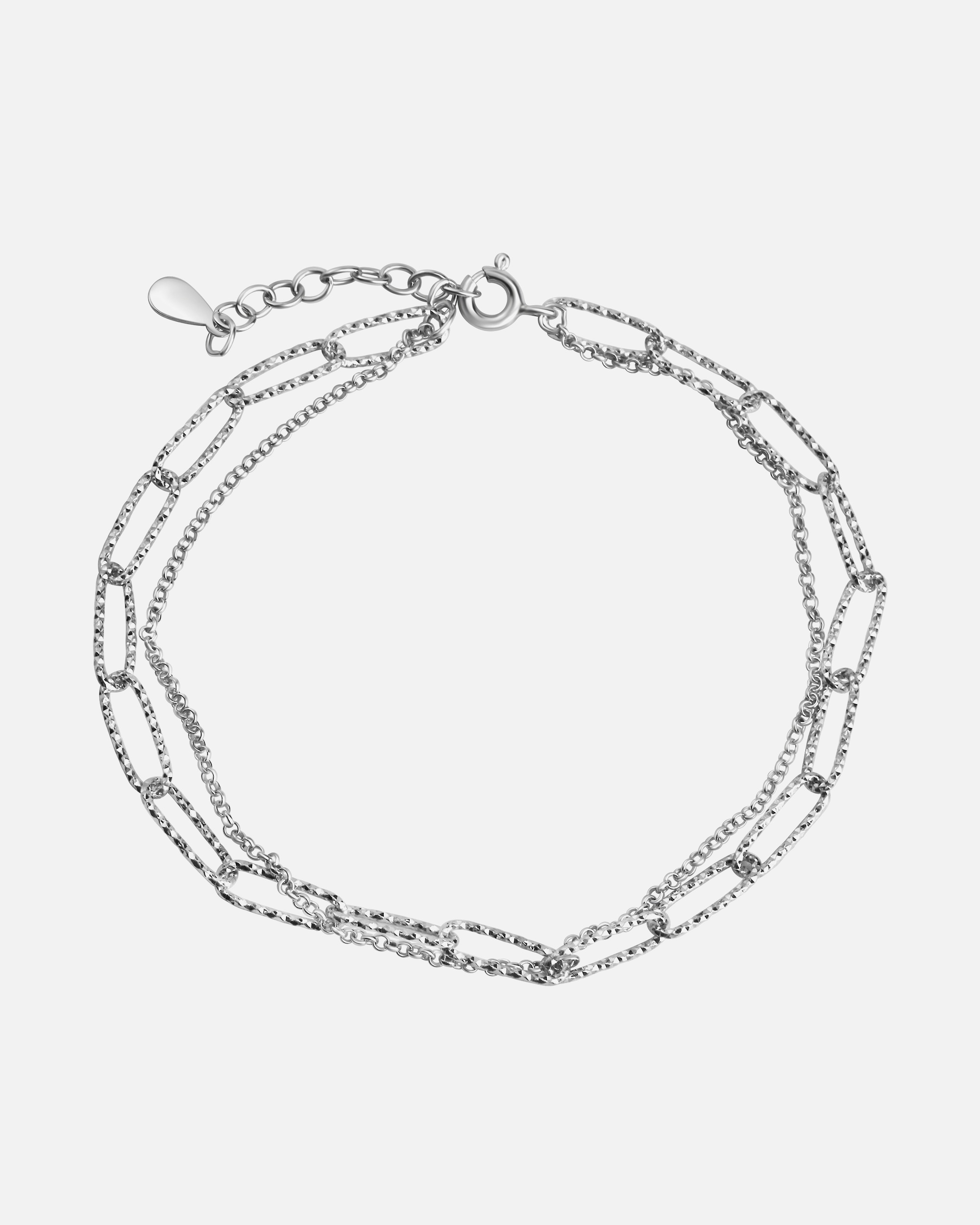 Armband für Weiblich Celesta Armband 925 Silber rhodiniert diamantiert 925/- Sterling Silber 18,0+3,0cm