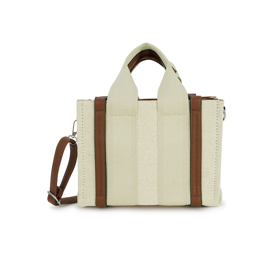 HARPA Crossbody-Tasche TAMI Canvas-Streifen braun