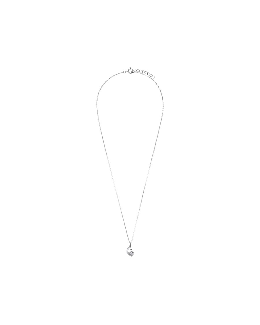 Lucardi Haslkette 925 Silber 48.0mm Damen
