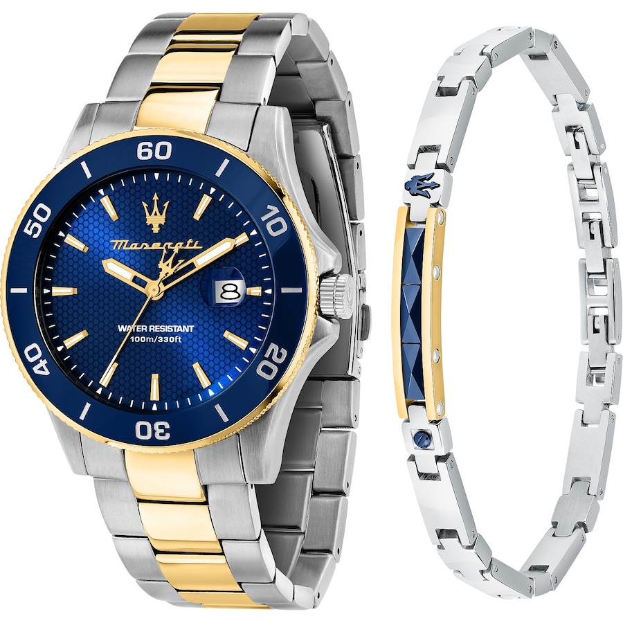 Maserati Uhren-Set Edelstahl One Size Herren