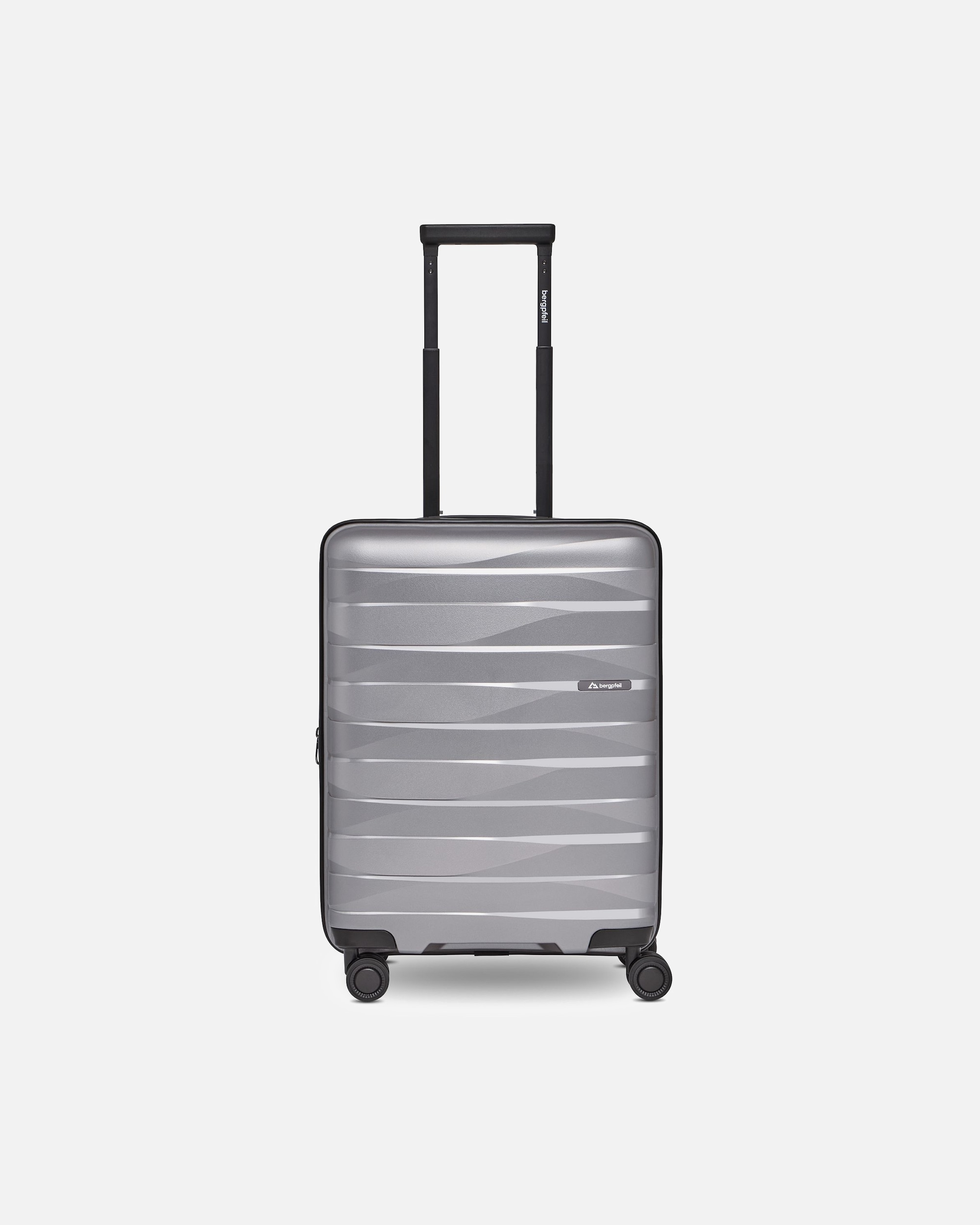 Handgepäckkoffer für Männlich bergpfeil Default Brand Line Travel 4-Rollen Kabinentrolley S 55 cm mit Dehnfalte arctic silver metallic