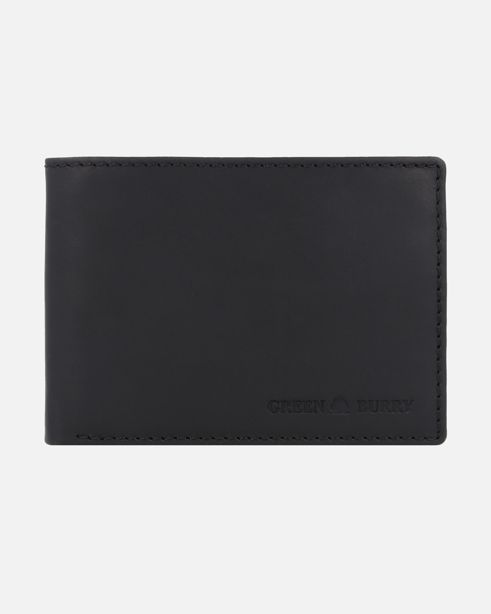 Portemonnaie für Männlich Greenburry Pure Black Herrengeldbörse black