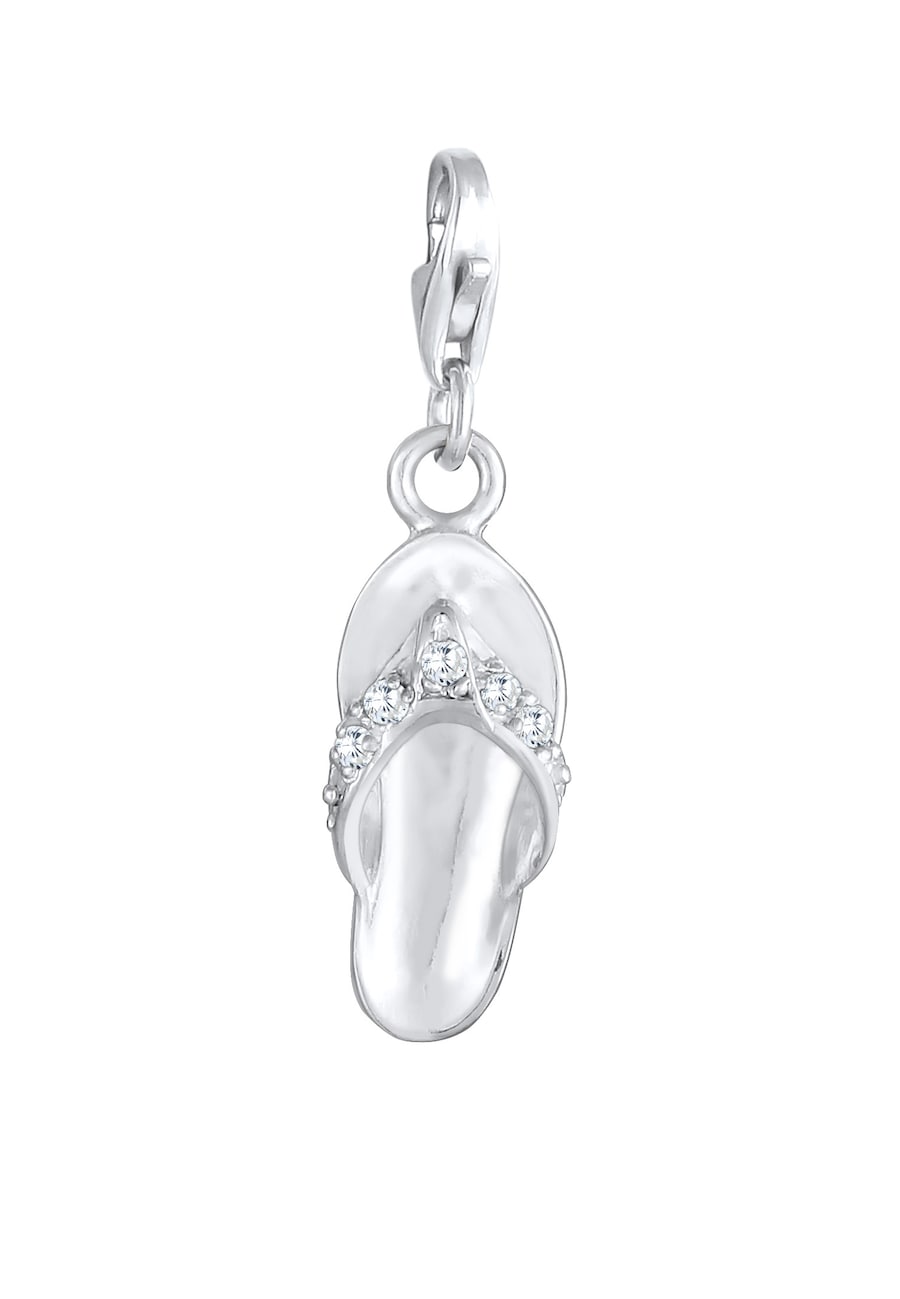 Nenalina Anhänger Sandale Zirkonia Kristalle 925 Silber silberfarben Damen