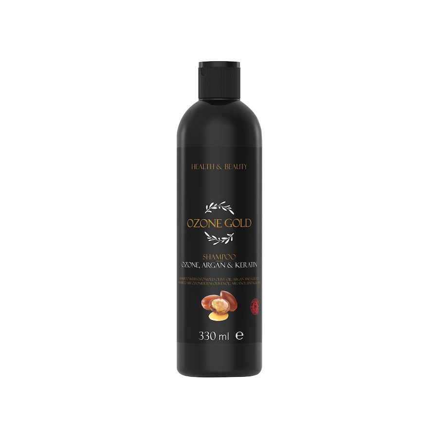 OZONE GOLD Shampoo mit ozonisiertem Olivenöl schwarz 330 ml
