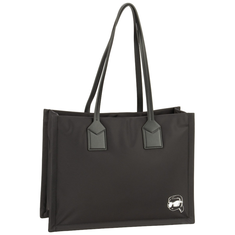 Karl Lagerfeld Shopper Ikon Nylon outl MD Square Black Schwarz Damen