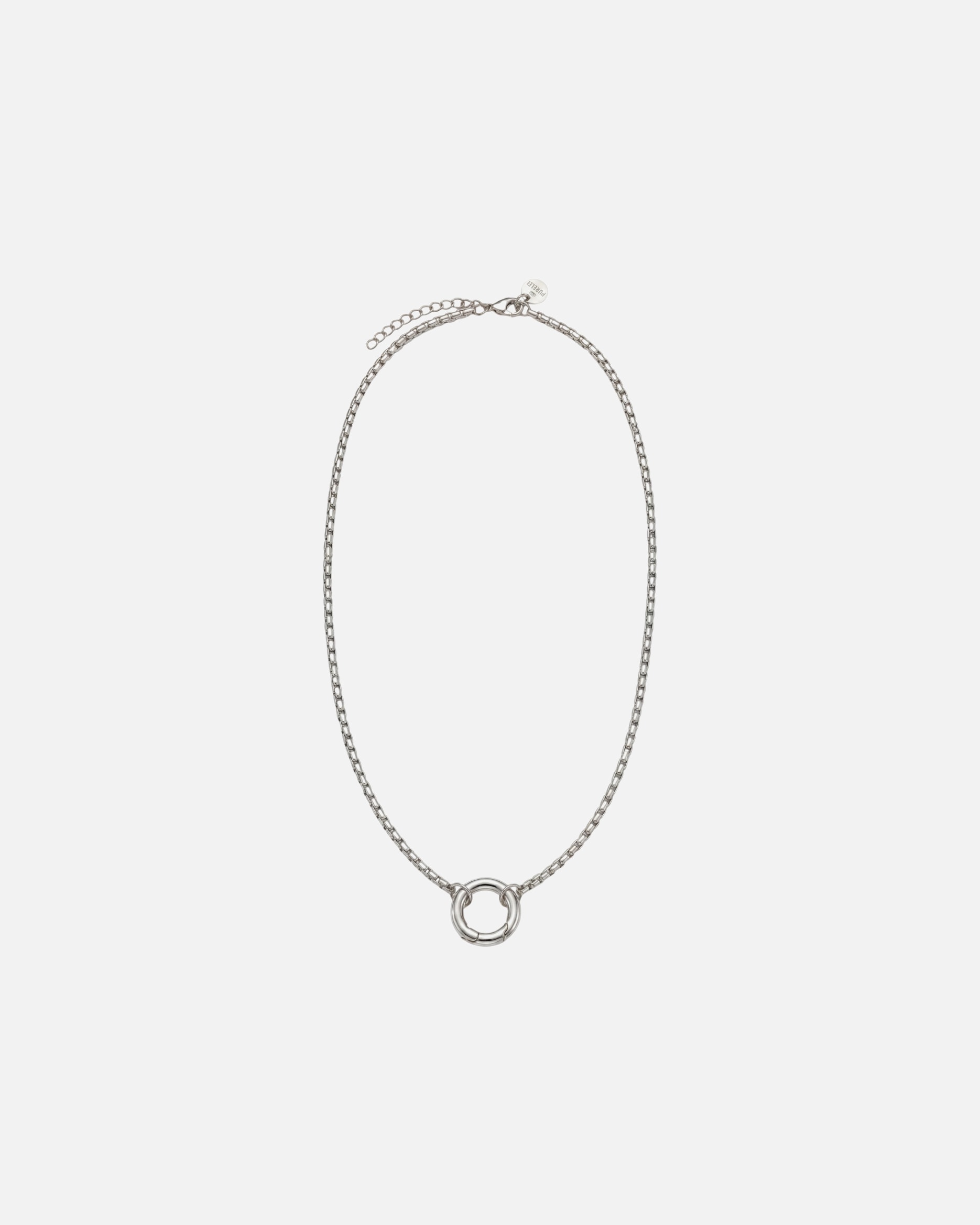 Halskette für Unisex Purelei Ressonance Charm Kette 100% Edelstahl Silber
