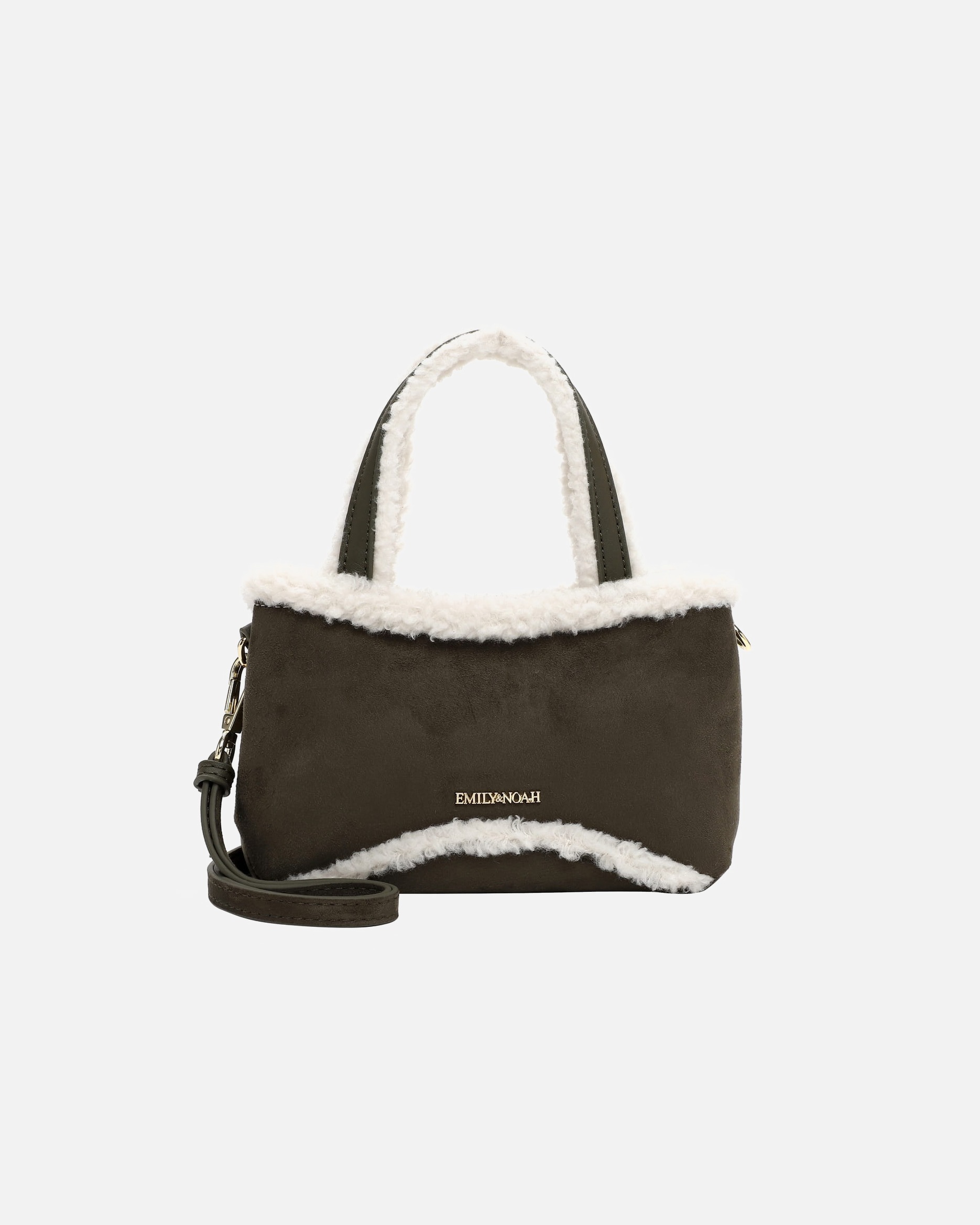 Clutch für Weiblich EMILY & NOAH Shopper E&N Heiderose grün