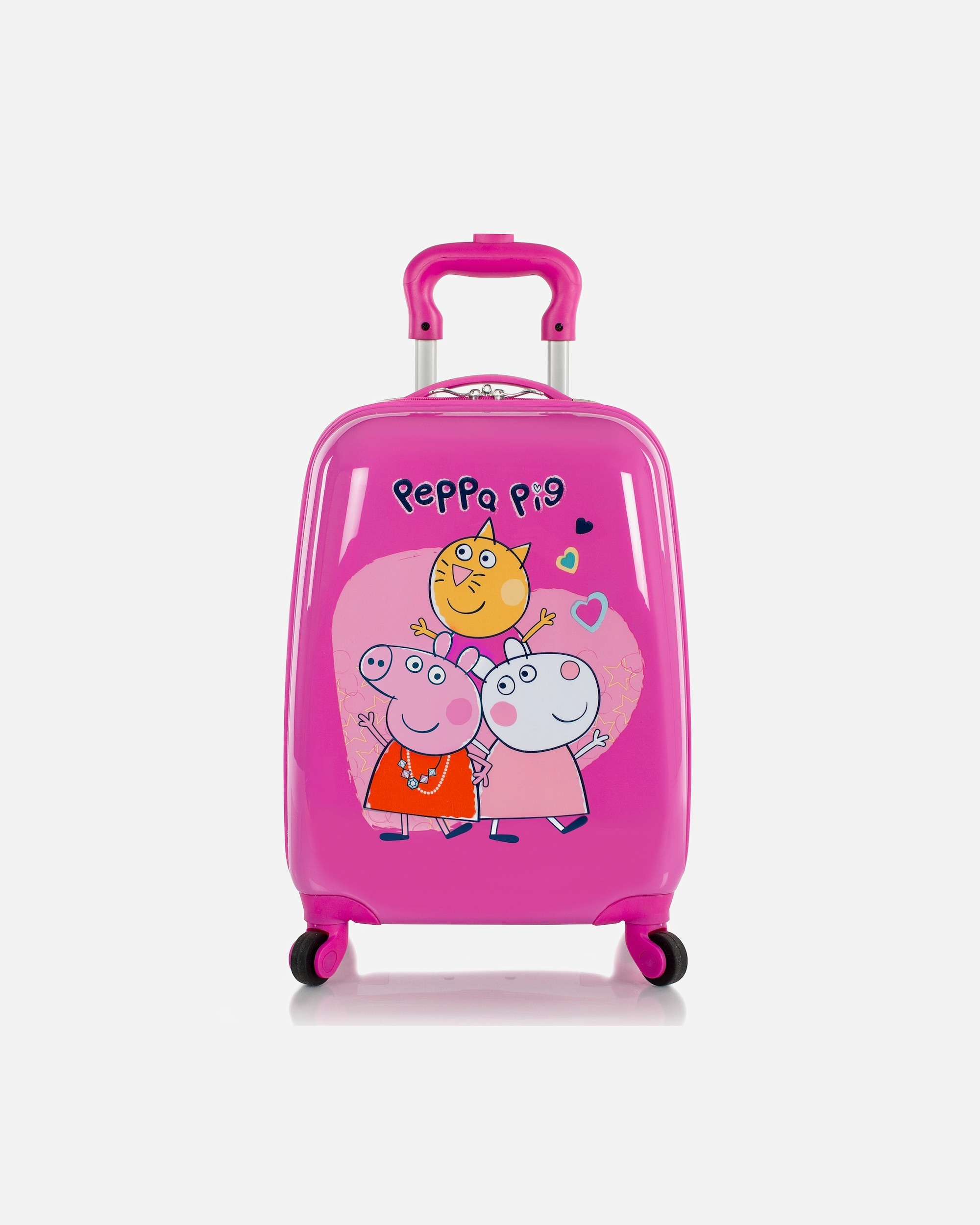 Koffer für Unisex Heys Kids 4 Rollen Kindertrolley 46 cm peppa pig
