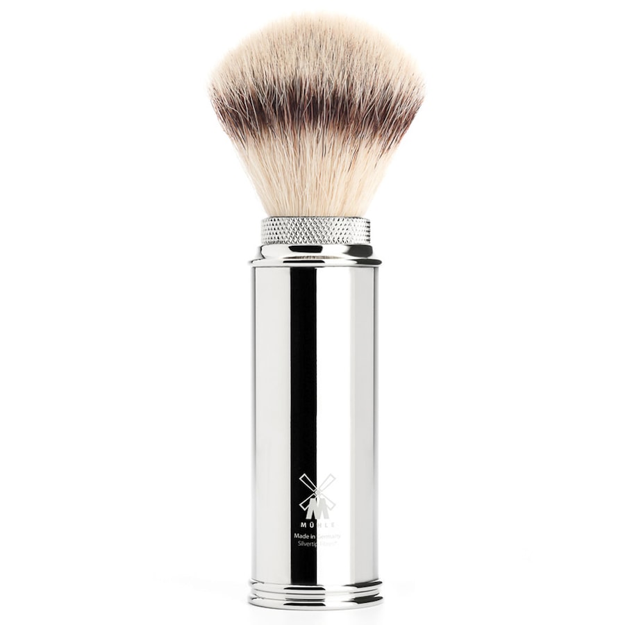 Mühle TRAVEL Reiserasierpinsel Silvertip Fibres silver Herren