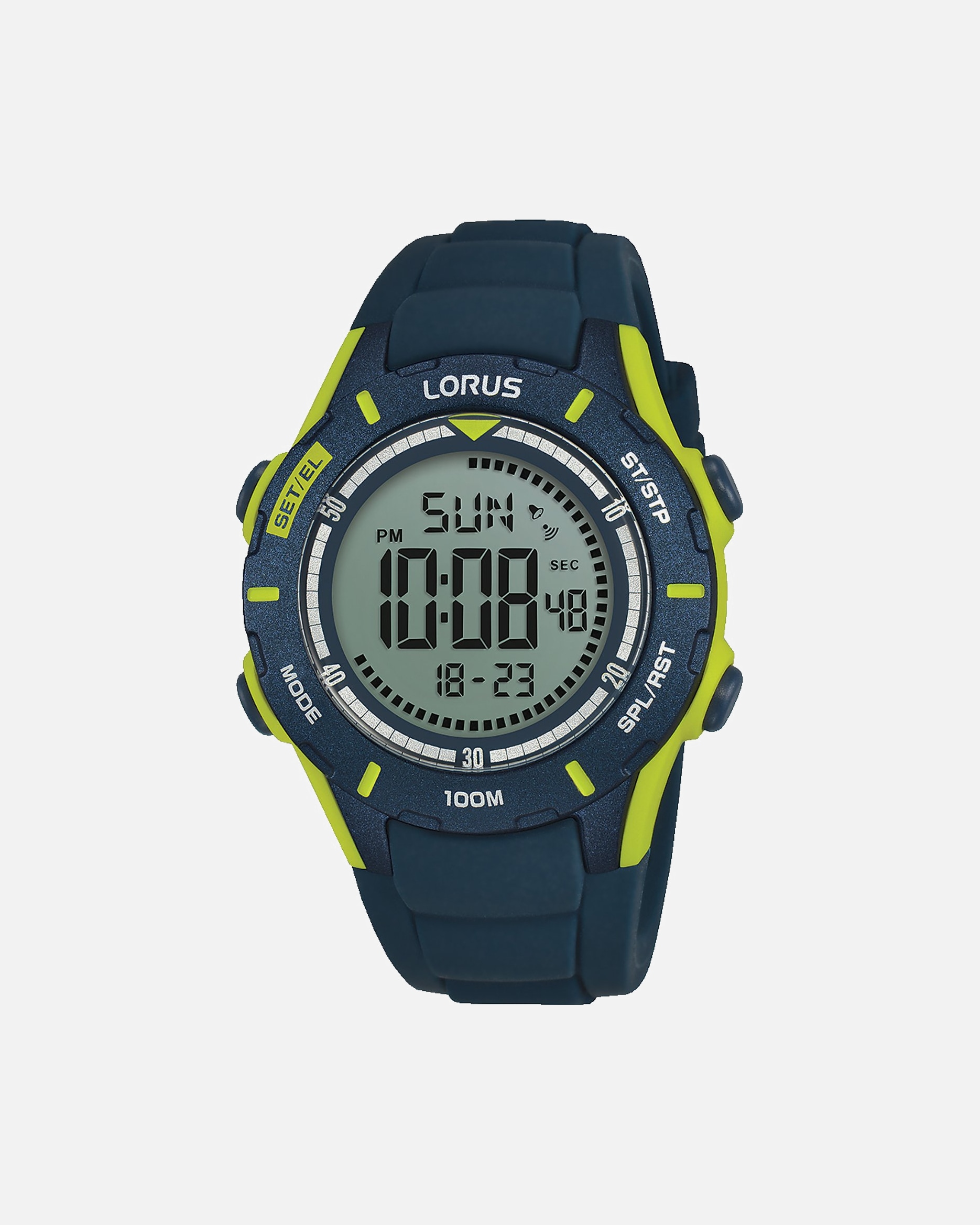 Uhr für Männlich Lorus Kinderuhr Edelstahl, Kunststoff blau