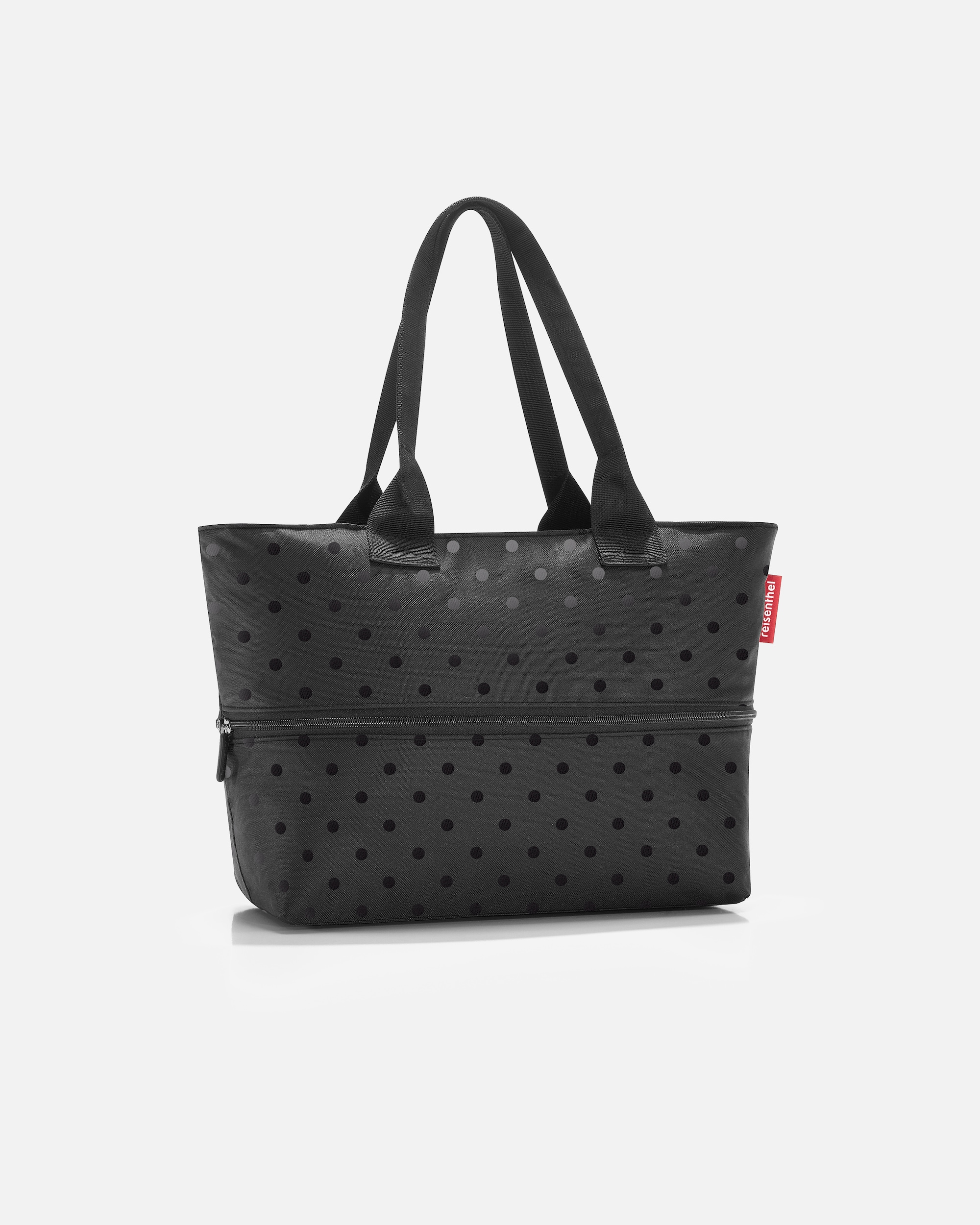 Shopper für Weiblich Reisenthel Shopper E1 erweiterbar Glossy Dots Black