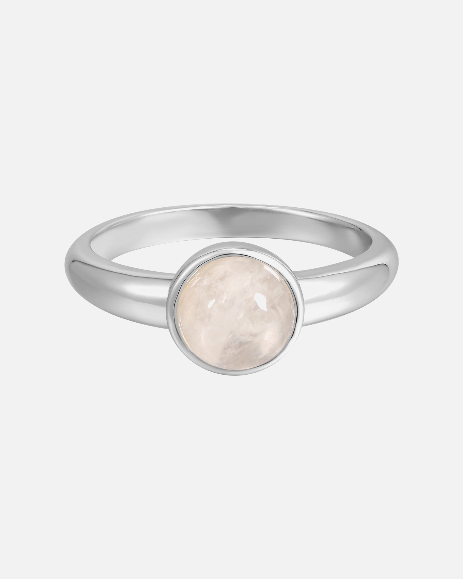 Ring für Weiblich Rafaela Donata Ring aus Sterling Silber in Silber mit Mondstein 58