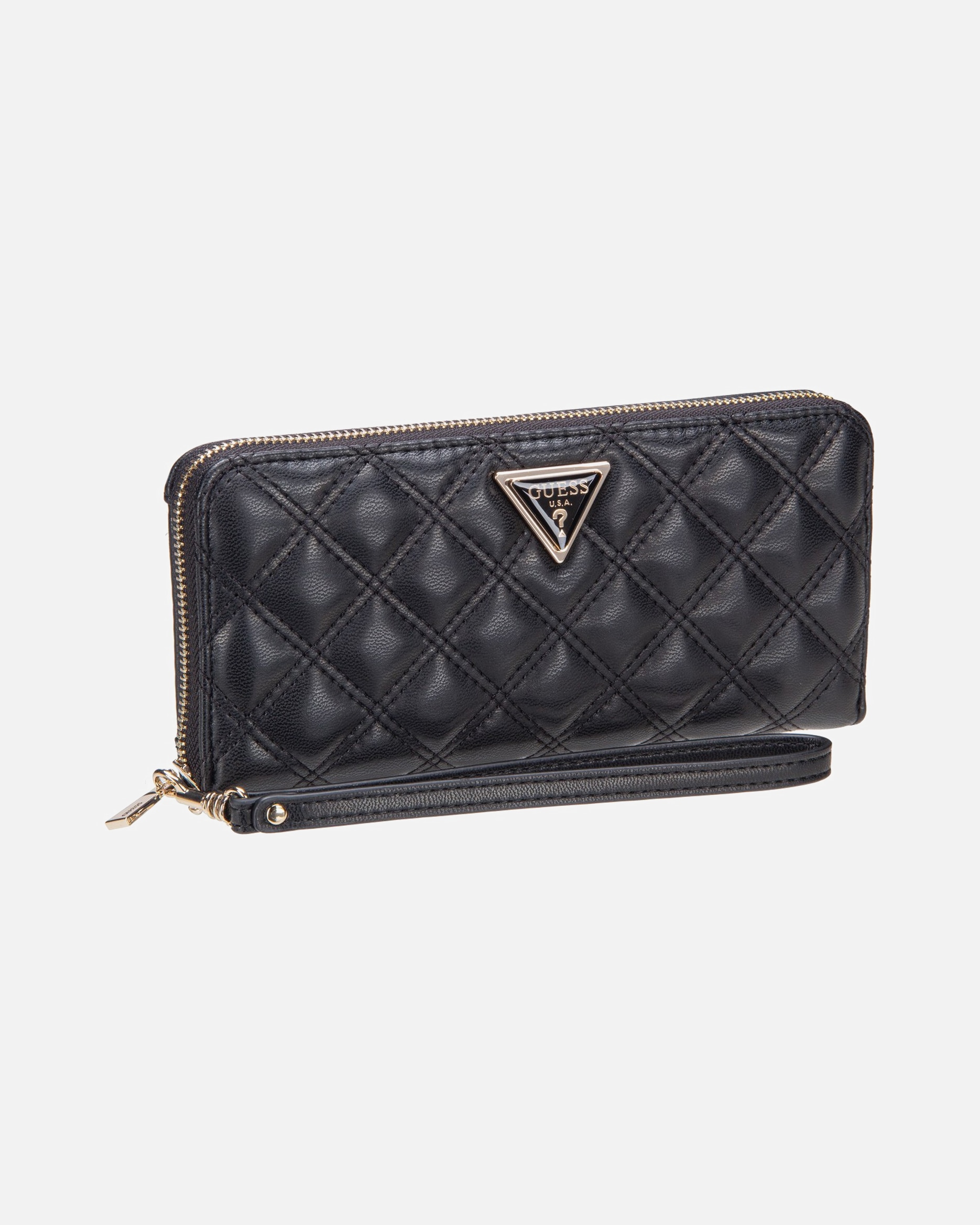 Portemonnaie für Weiblich Guess Geldbörse Giully II Slg Med Zip Around Black