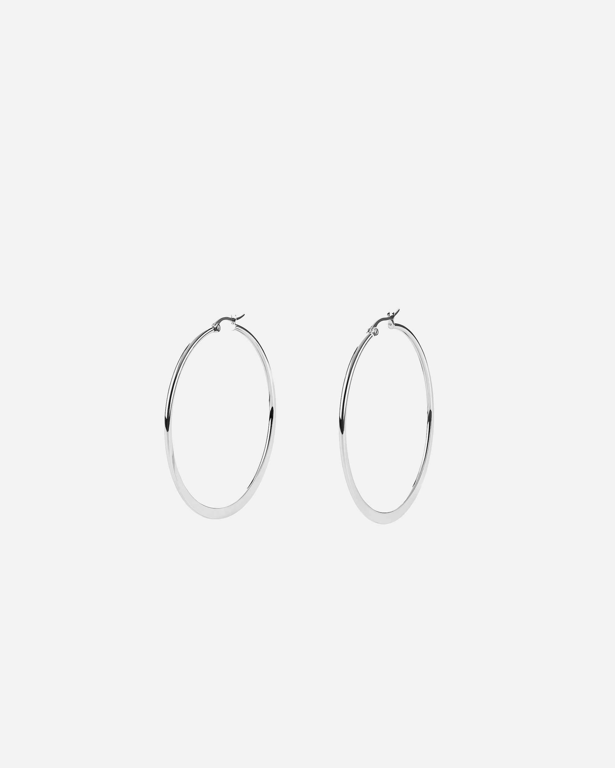 Ohrringe für Weiblich Heideman Ohrschmuck Ohrcreole silberfarben poliert 25mm