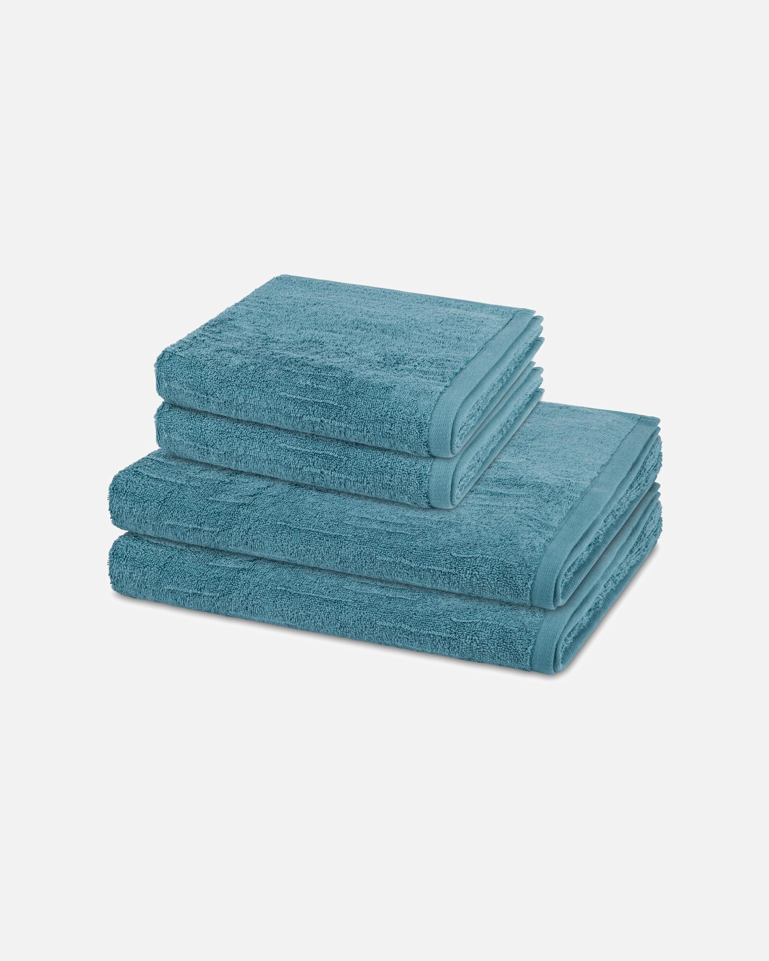 Handtuch für Unisex ROSS Handtuch-Set Premium (4-teilig) Petrol