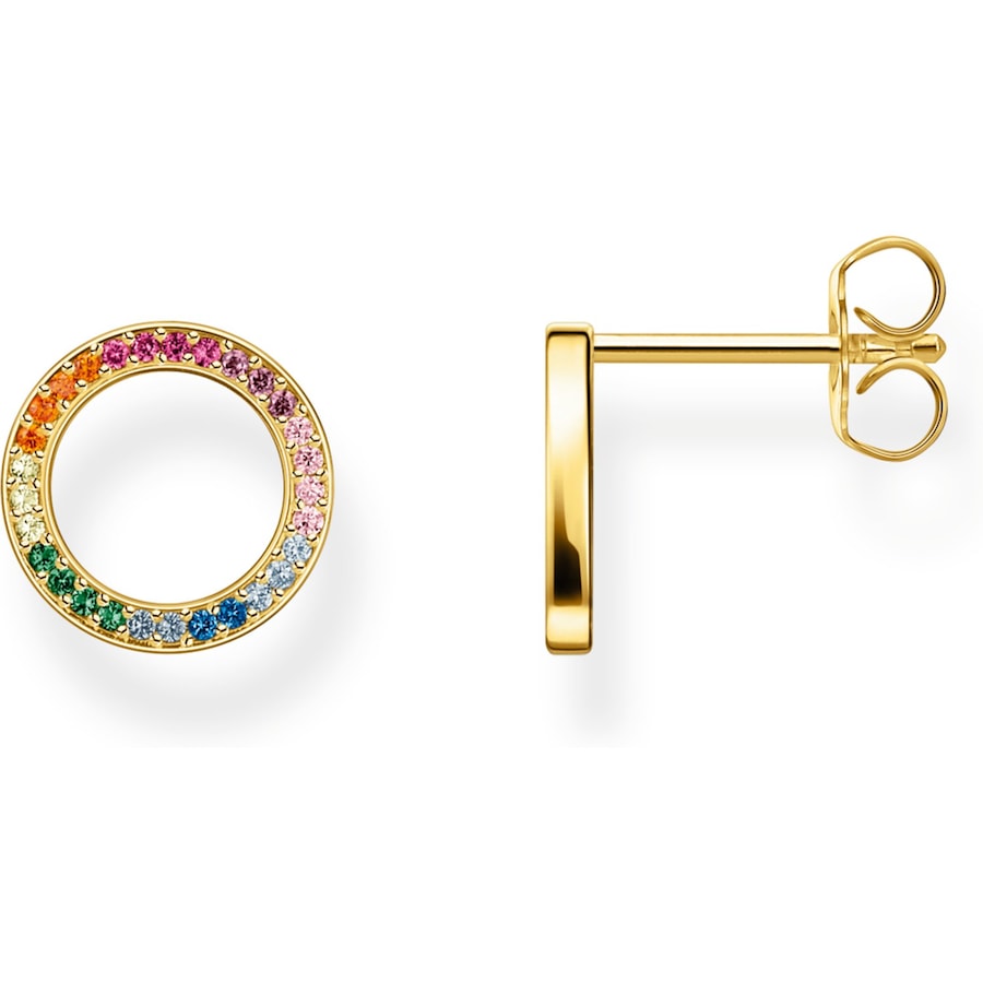 Thomas Sabo Ohrstecker 925er Silber gold Damen