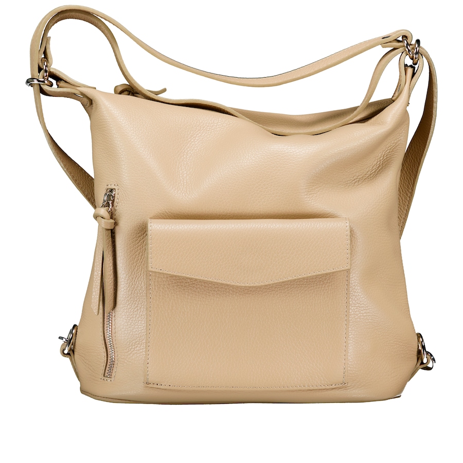 Hausfelder Manufaktur Rucksack / Beuteltasche Sand Damen