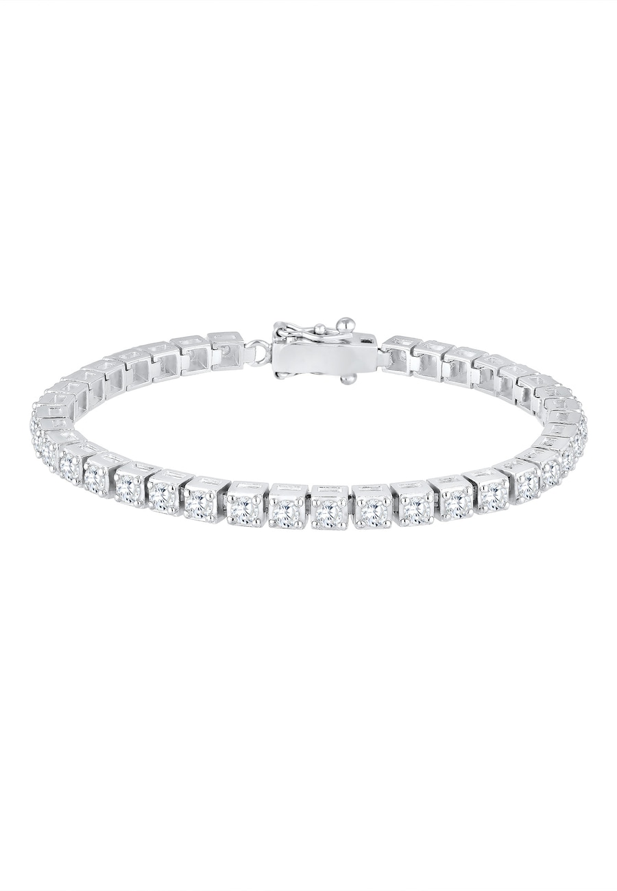 Elli PREMIUM Tennisarmband Trend Zirkonia Kristalle 925 Silber 20 Damen
