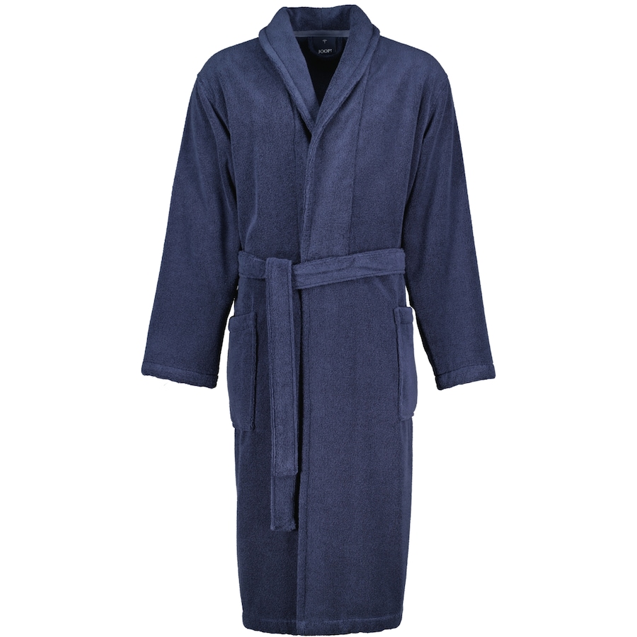 JOOP! Bademäntel Herren Schalkragen 1651 blau - 175 M Schwarz
